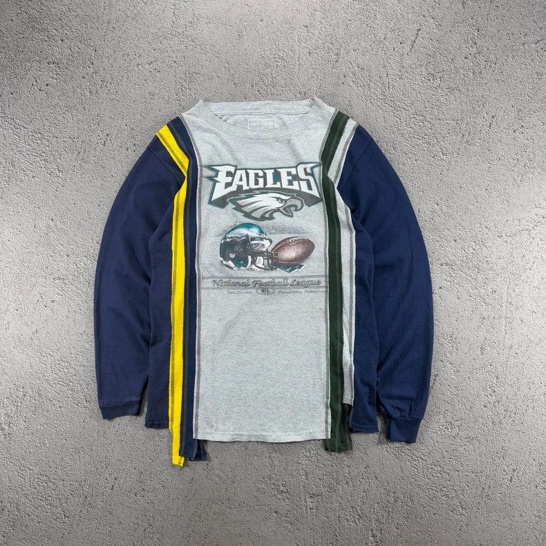 Needles Needles Remade Colorblock Long Sleeve Tee - dmc Size US M / EU 48-50 / 2 - 1 Thumbnail
