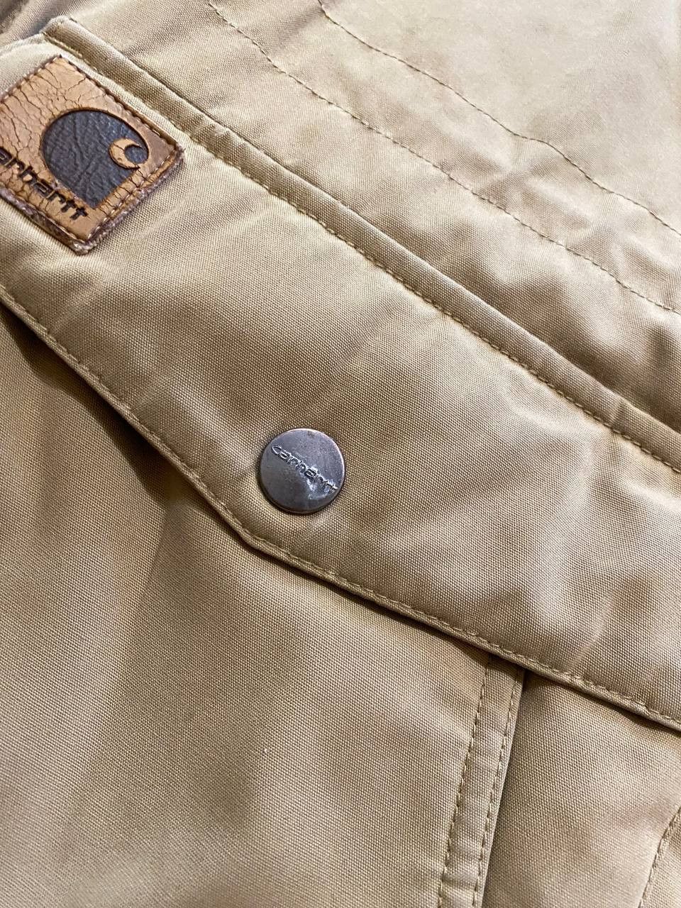 Carhartt vintage beige jacket logo Carhartt luxury Streetwear Y2K Size US L / EU 52-54 / 3 - 7 Thumbnail