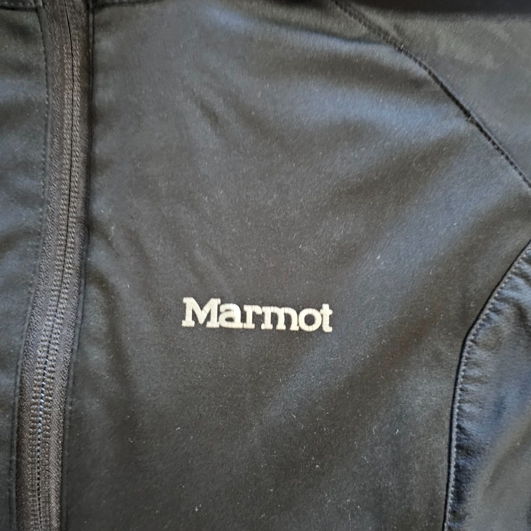 Marmot Marmot Jacket Womens Small Black Gore Windstopper Hooded Full Zip Pocket Outdoor Shirt Size S / US 4 / IT 40 - 6 Thumbnail