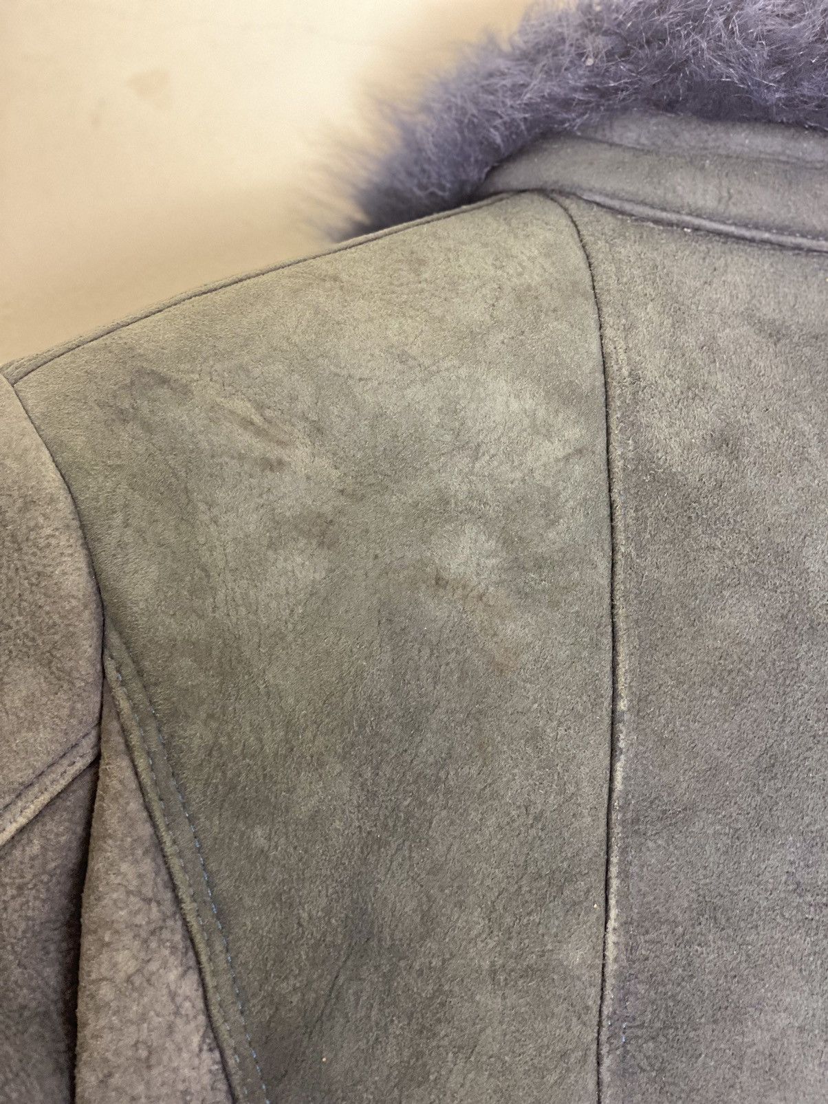If Six Was Nine Vintage Diesel Black Gold Sheepskin leather jacket Size US S / EU 44-46 / 1 - 7 Thumbnail