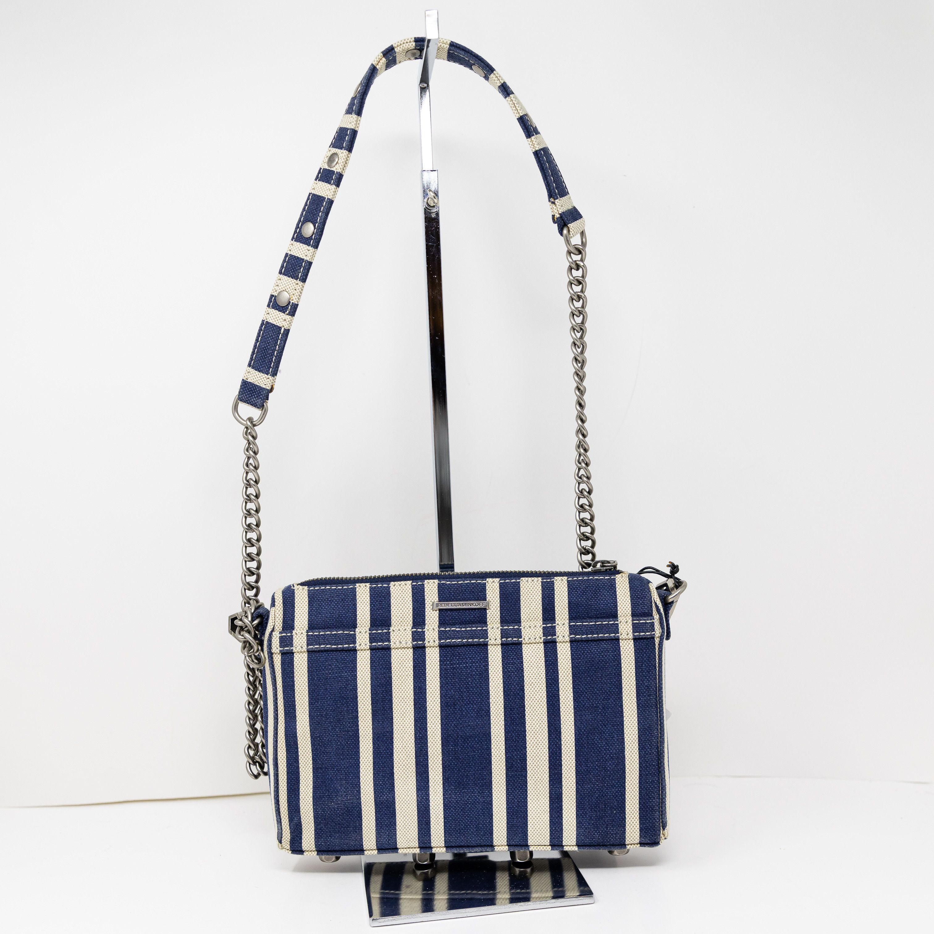Rebecca Minkoff NEW Rebecca Minkoff Mini MAC Navy Blue Size ONE SIZE - 4 Thumbnail