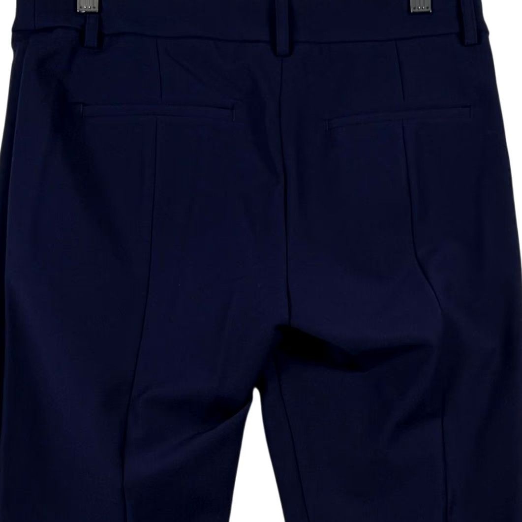 Express Express Womens Pants 6R Navy Blue Stretch Mid Rise Slim Skinny Trousers Workwear EUC Size 28" / US 6 / IT 42 - 4 Thumbnail