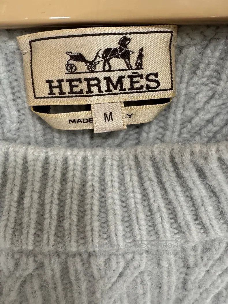 Hermes Hermes Cashmere coat with slim collar and loose fit design Size US M / EU 48-50 / 2 - 3 Thumbnail