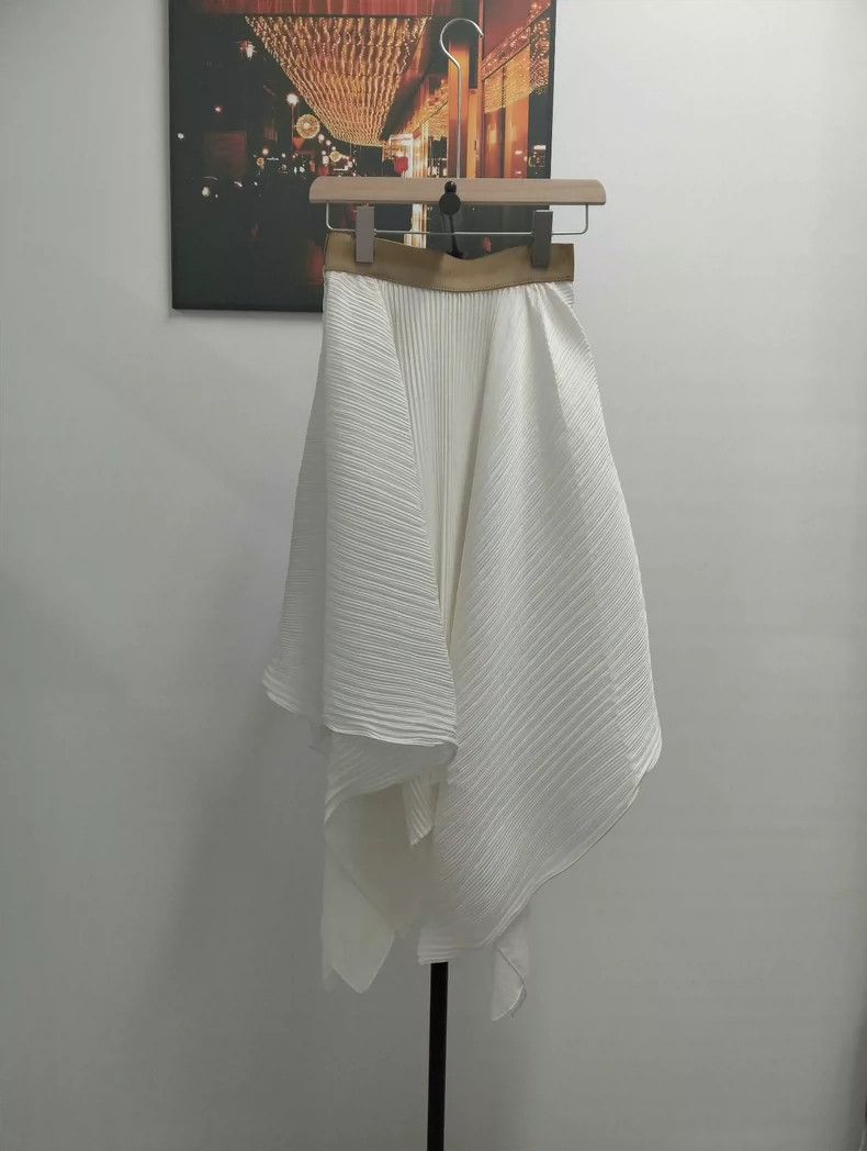 Loewe LOEWE A asymmetrical pleated skirt Size 42" / US 20 - 2 Thumbnail