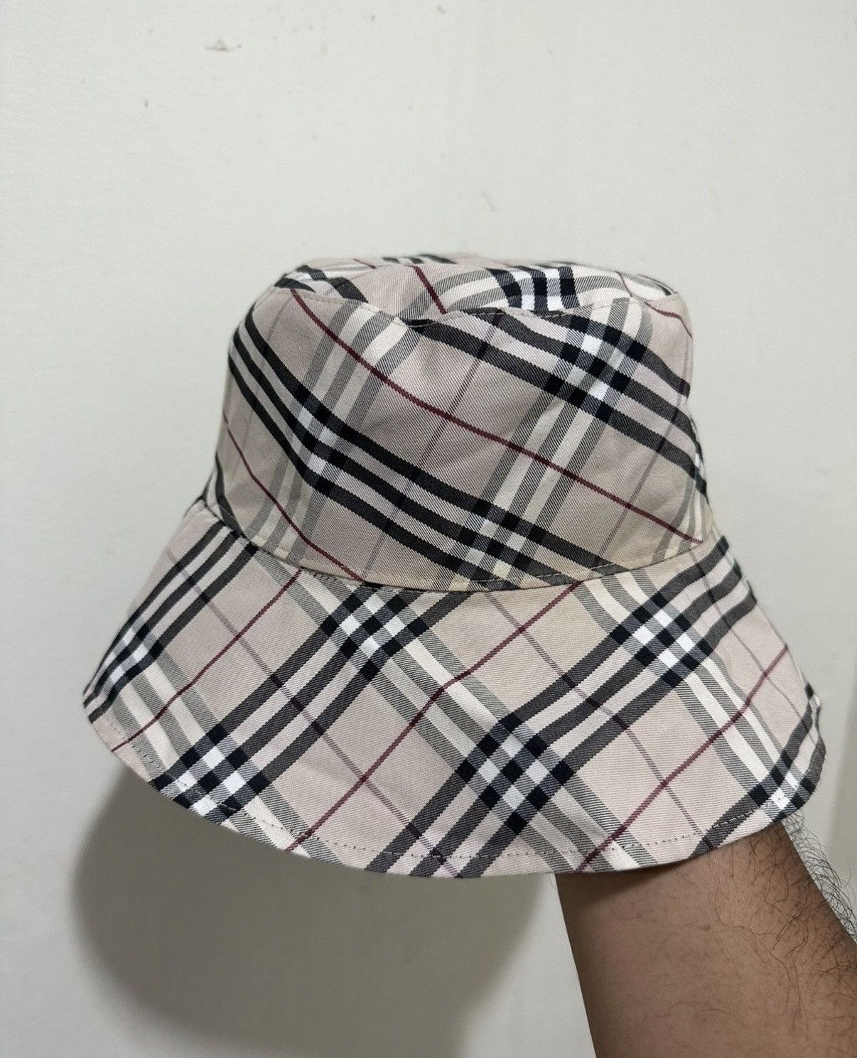 Japanese Brand Nova Checked Burberry Hat Size ONE SIZE - 2 Thumbnail