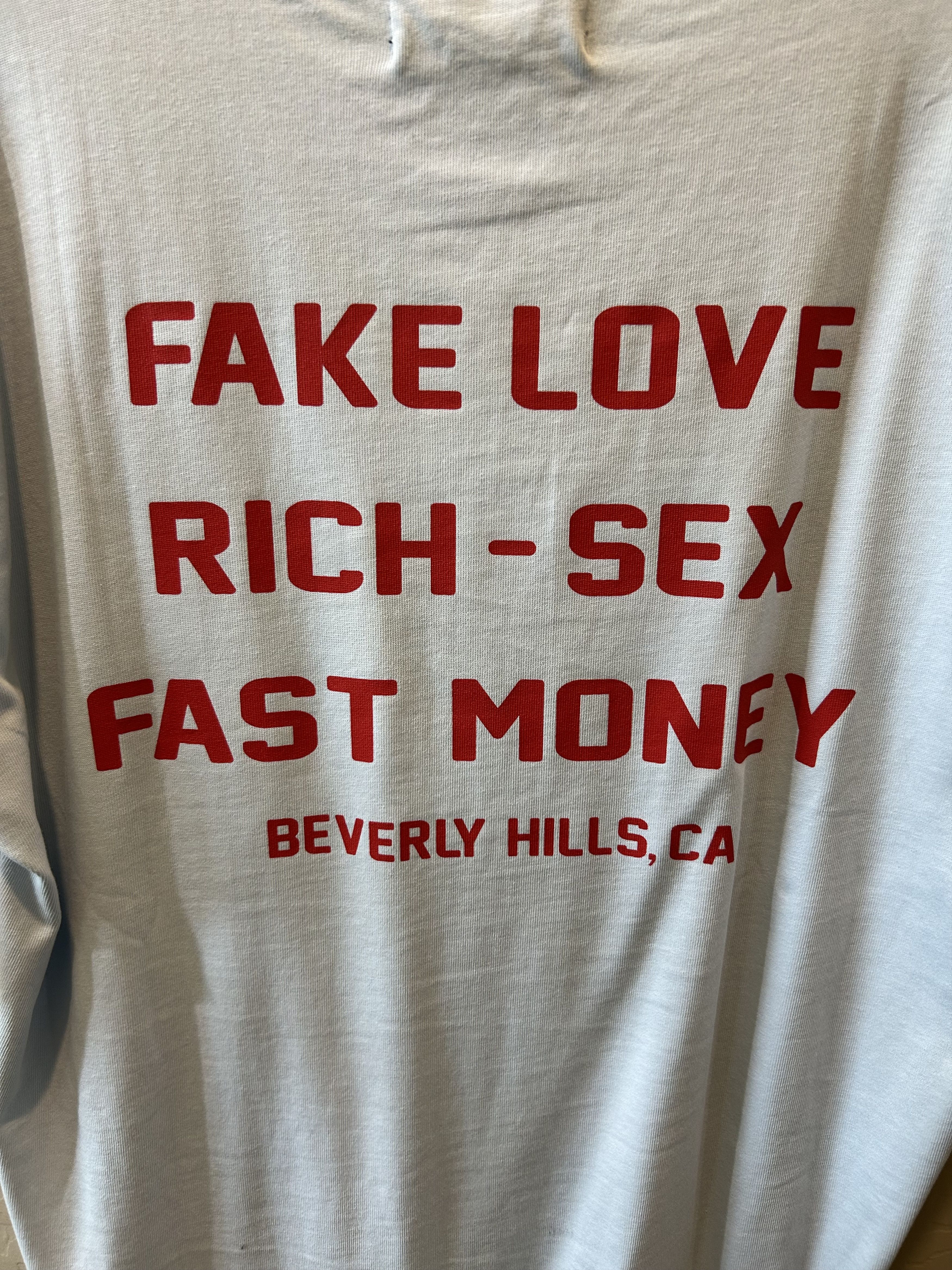 Homme + Femme La Hotel Homme Femme Tee Light Blue & Red Size US L / EU 52-54 / 3 - 2 Thumbnail