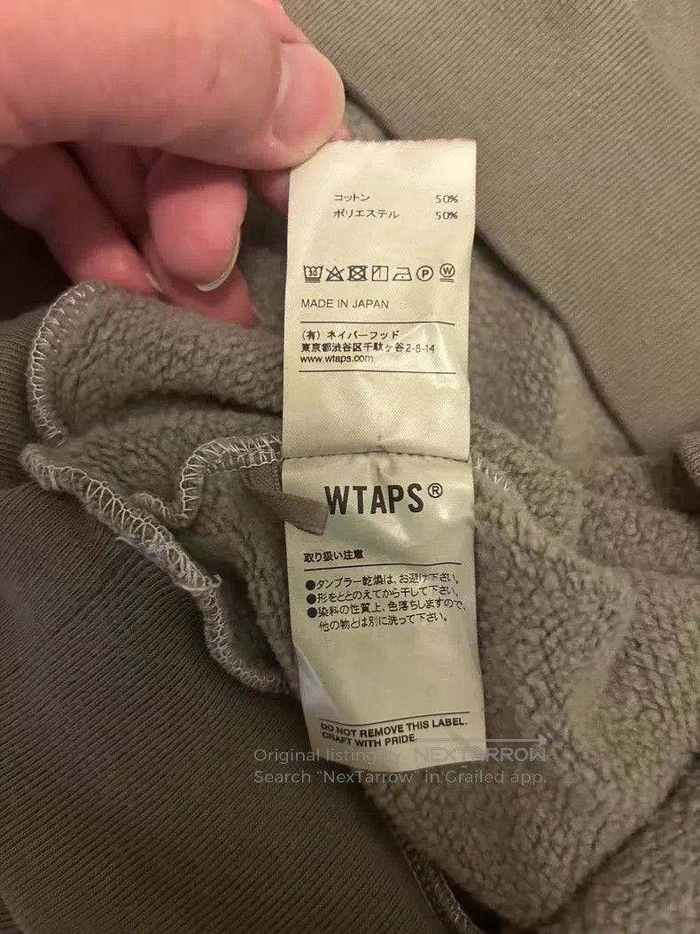 Wtaps Wtaps Washed Hoodie Size US L / EU 52-54 / 3 - 6 Thumbnail