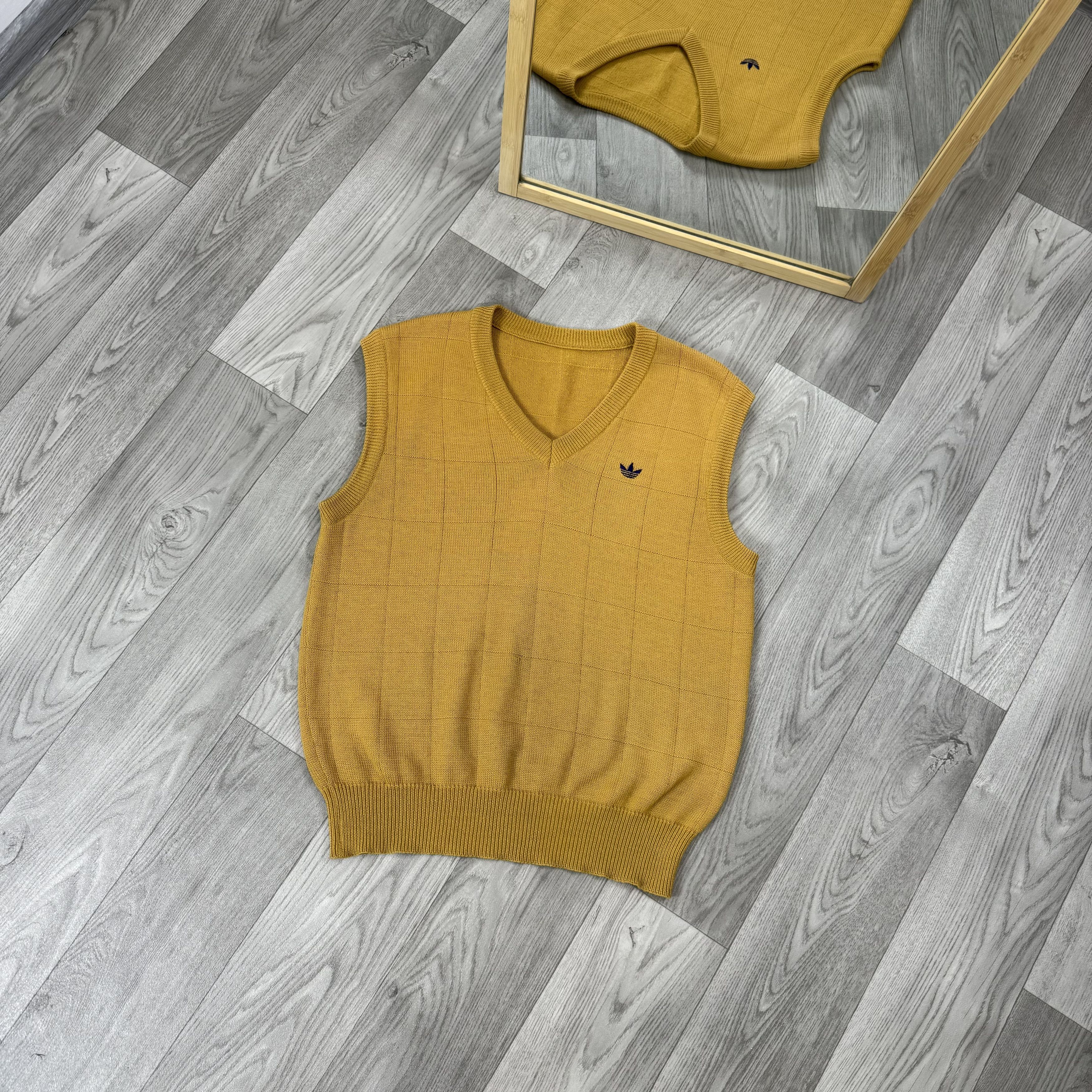 Adidas Vintage Adidas 70's Sweater Knit Vest Size US M / EU 48-50 / 2 - 1 Thumbnail