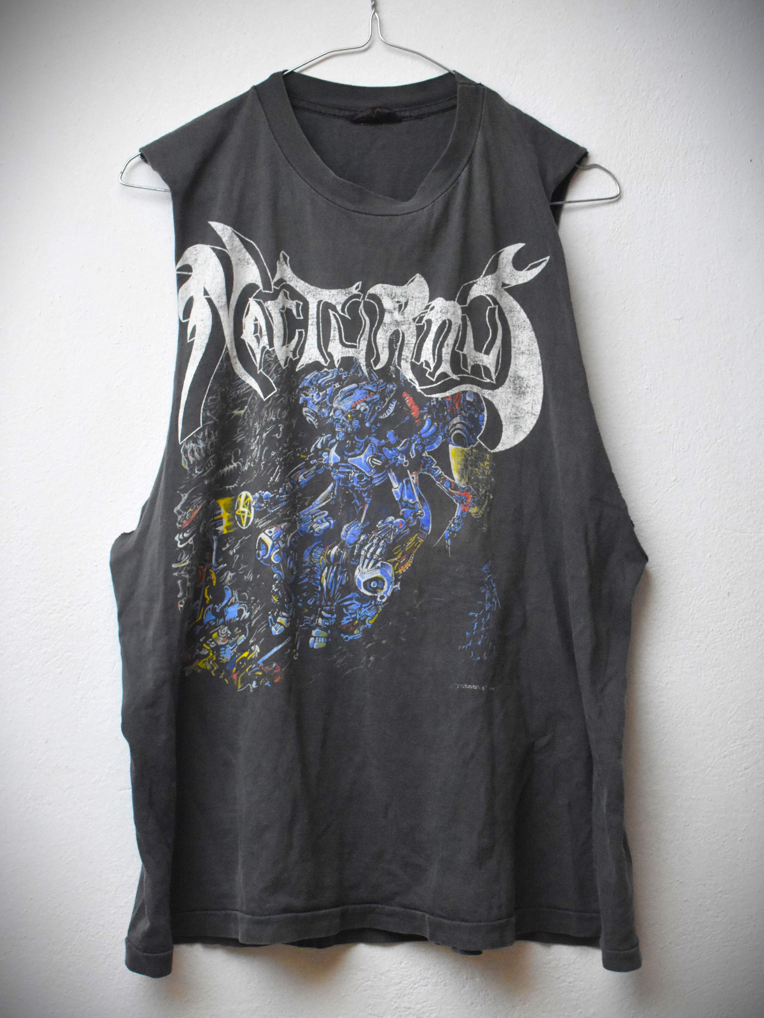 Band Tees × Vintage 1990 vintage Nocturnus pentagram metal summer muscle tee Size US L / EU 52-54 / 3 - 1 Thumbnail