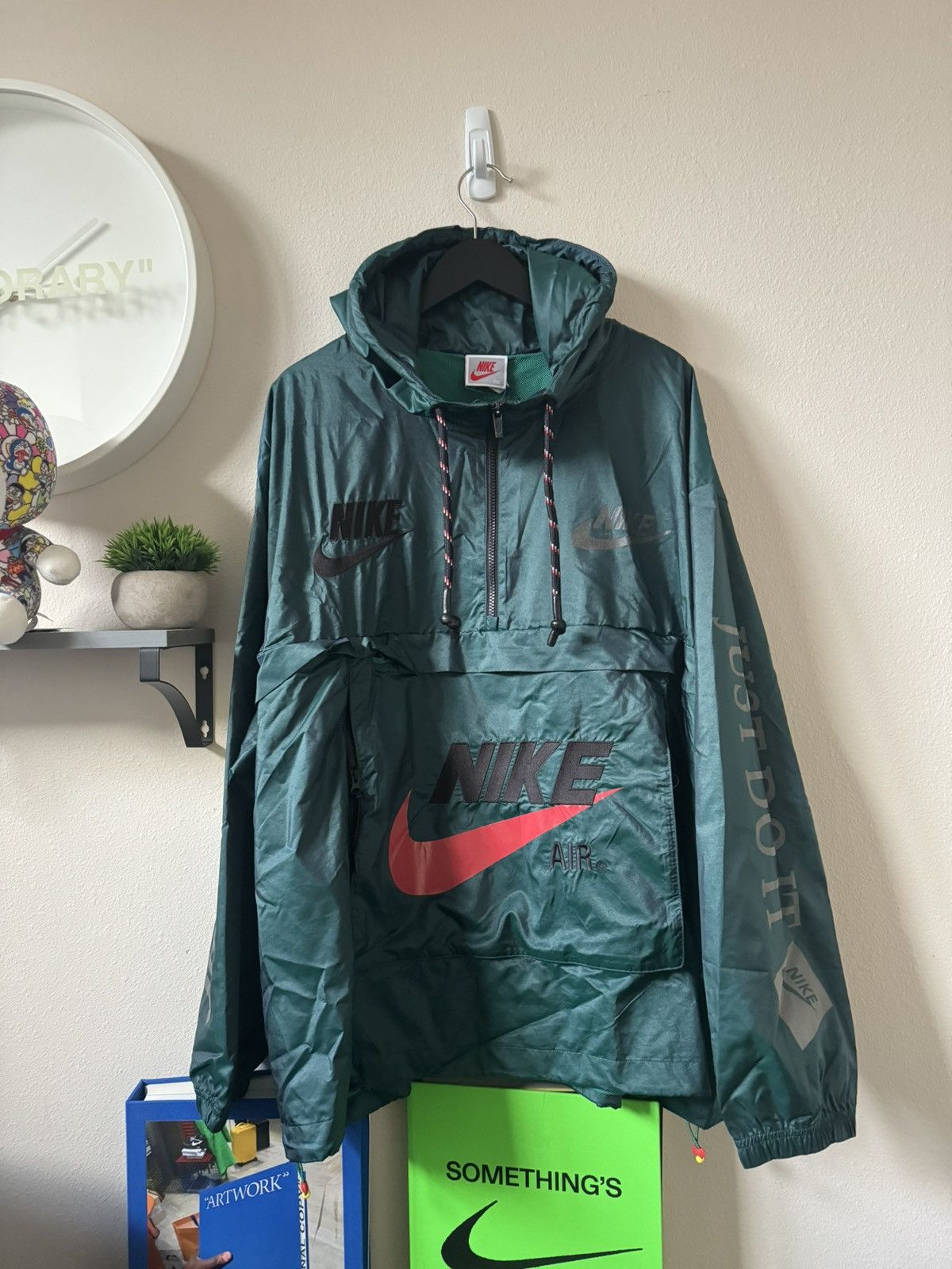 Nike x cactus plant best sale flea market anorak teal