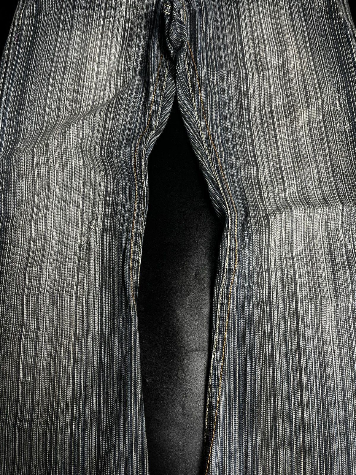 If Six Was Nine × Japanese Brand × Le Grande Bleu (L.G.B.) Japanese Icca Flared Distressed Jeans Size US 31 - 5 Thumbnail