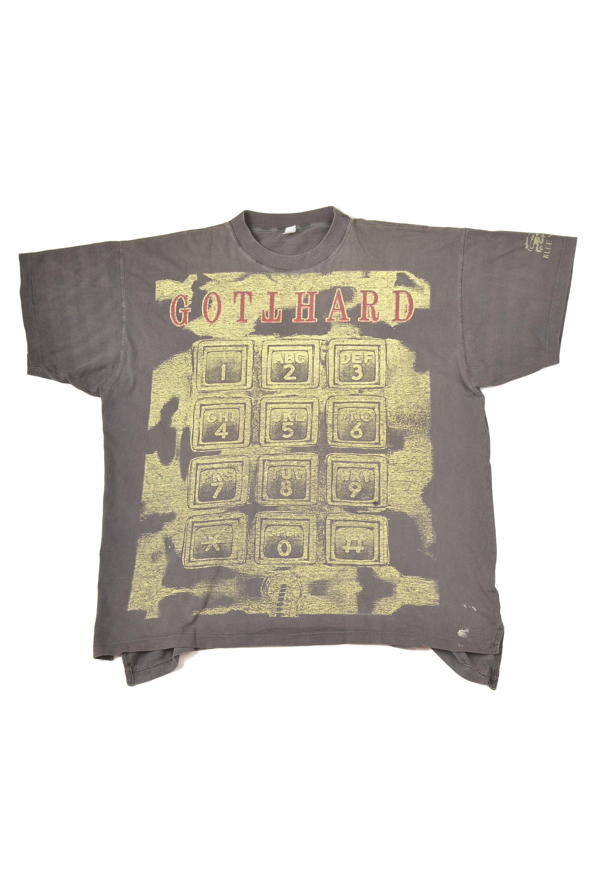 Band Tees × Vintage Distressed Vintage Hotthard Tour 94 1994 Rock T-Shirt Size US XL / EU 56 / 4 - 1 Thumbnail