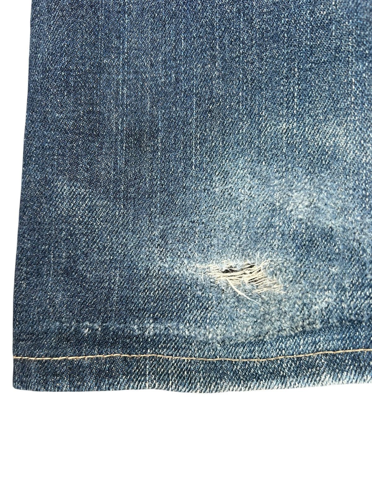 Kapital Vintage Buckle Back Edwin Selvedge Distressed Denim Jeans Size US 39 - 16 Thumbnail