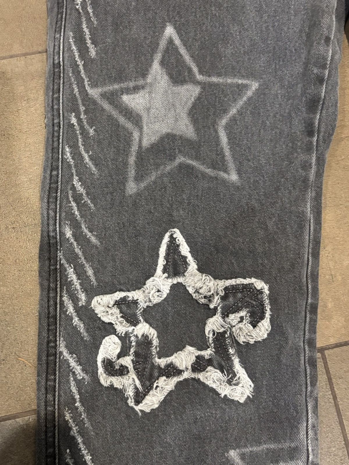Undercover Y2K star patch Japanese denim Size US 30 / EU 46 - 3 Thumbnail