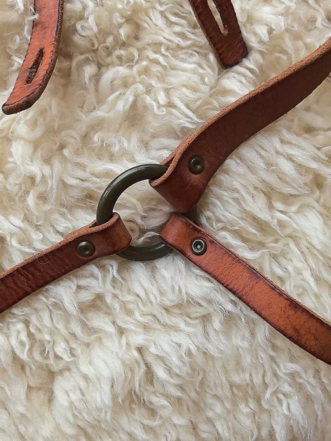 Scarti-Lab SCARTI-LAB Vintage Leather Strap Size 34 - 2 Thumbnail