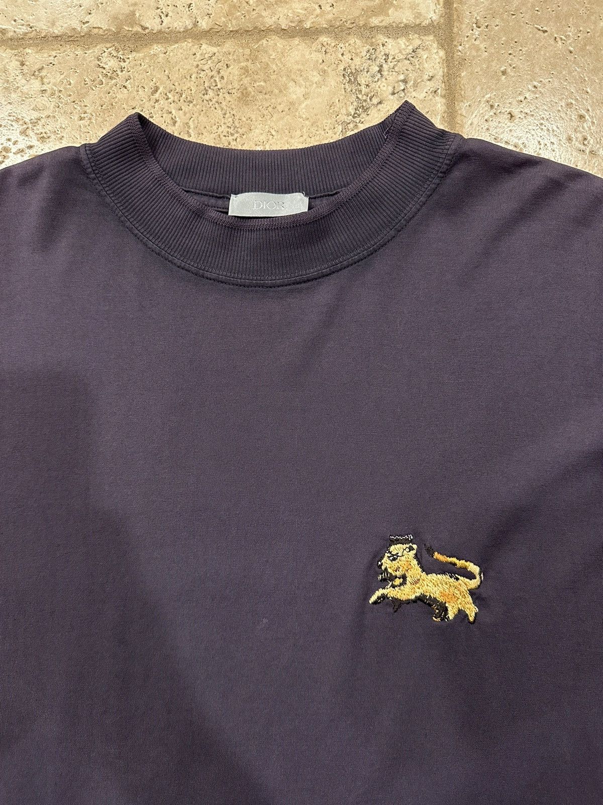 Dior Dior x Peter Doig Mauve Lion Embroidery Purple T-Shirt Size US S / EU 44-46 / 1 - 6 Thumbnail