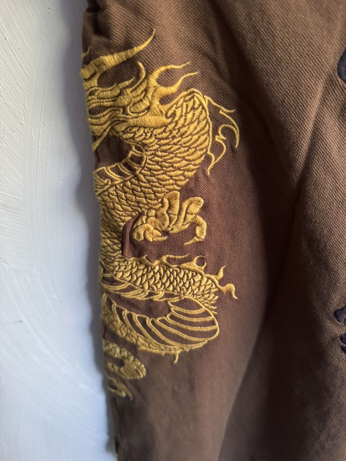 Supreme Supreme The Great China Wall Dragon Polo Brown Size US M / EU 48-50 / 2 - 10 Thumbnail