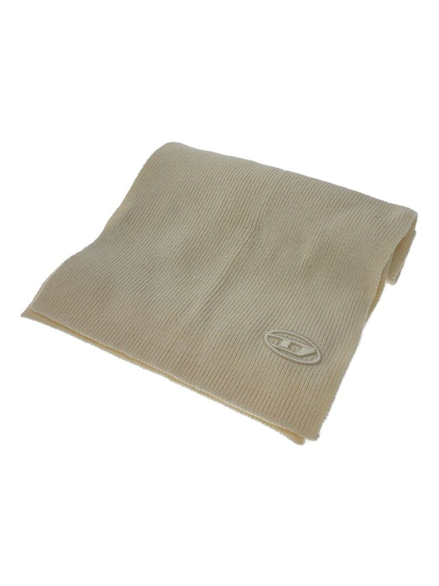 Diesel Diesel Plain Wool Muffler Ivory Size ONE SIZE - 1 Thumbnail