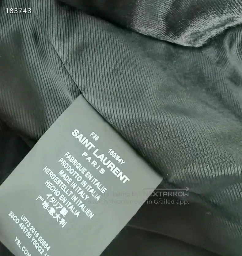 Saint Laurent Paris Saint Laurent Paris Blood Tooth Leather Jacket Blazer Size XS / US 0-2 / IT 36-38 - 6 Thumbnail
