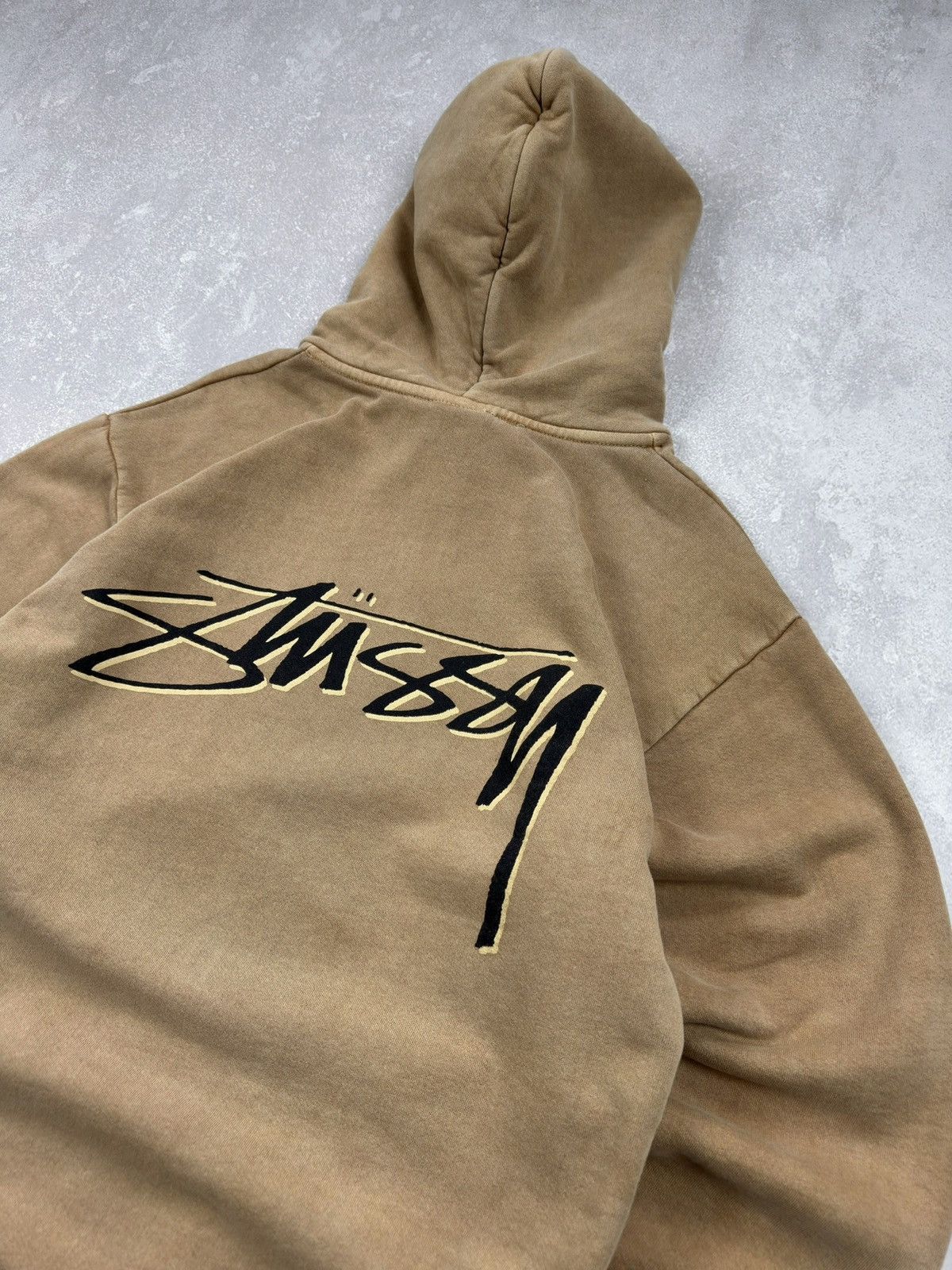 Stussy Stussy x Our Legacy Shadow Pigment Dyed Desert Hoodie USA Size US M / EU 48-50 / 2 - 13 Thumbnail
