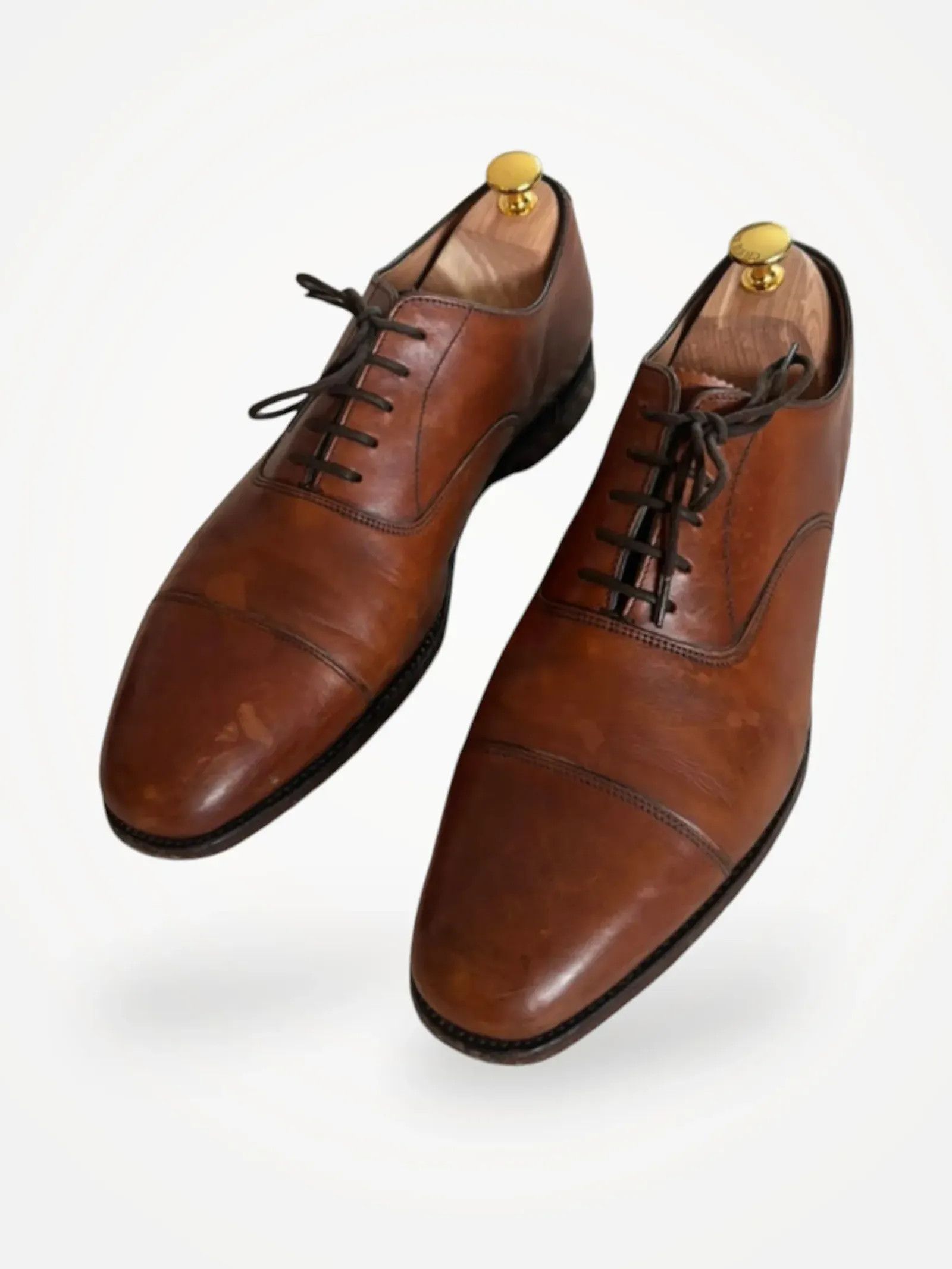 Loake Loake Aldwych Mahogany Shoes Size US 11.5 / EU 44-45 - 1 Thumbnail