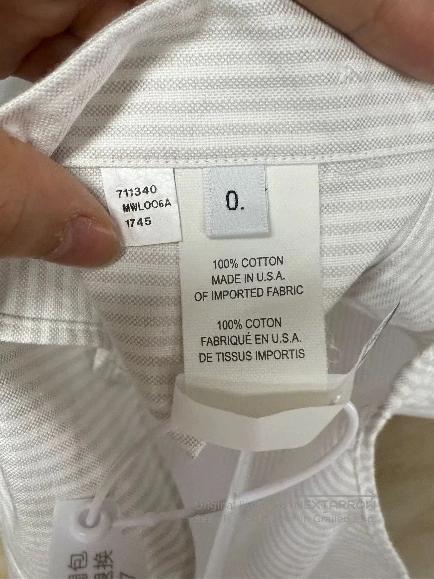 Thom Browne Thom Browne TB Striped Black Red Shirt. Size US XS / EU 42 / 0 - 4 Thumbnail
