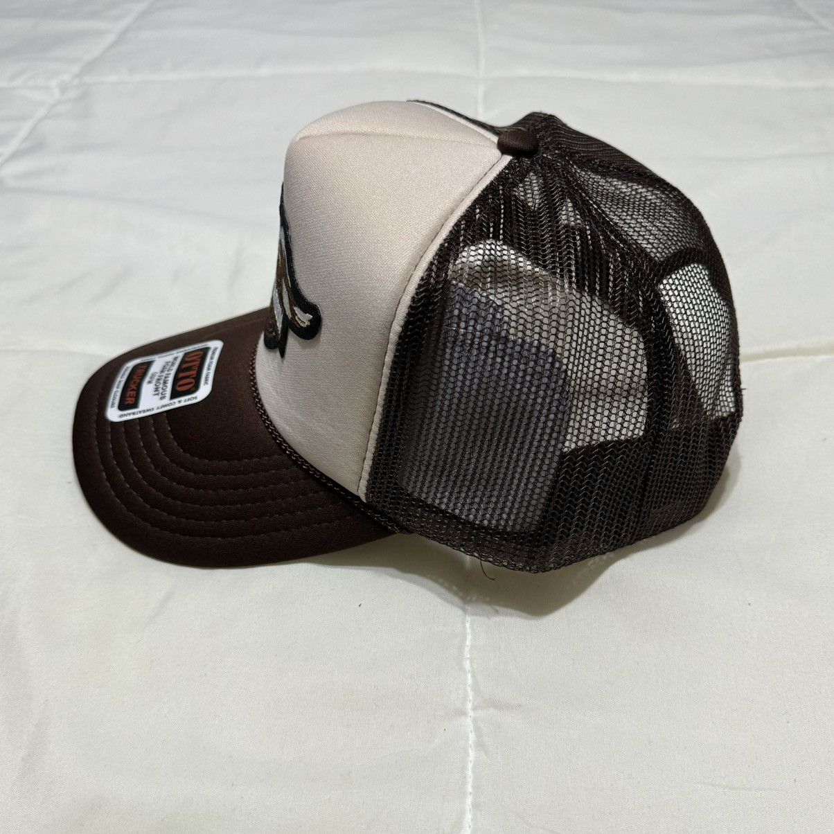 Vintage Brown Tan Harley Davidson Trucker Hat Size ONE SIZE - 9 Thumbnail