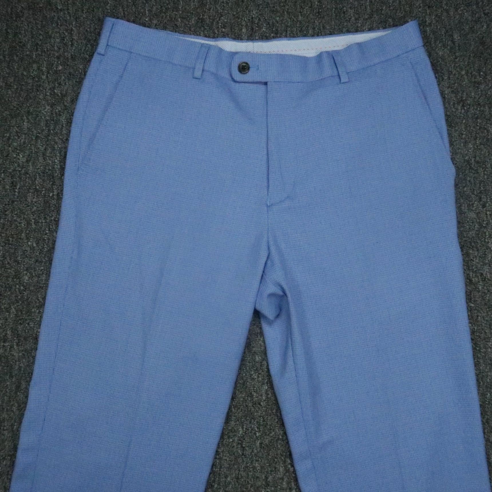 Peter Millar Peter Millar Pants Men 34x33 Blue Plaid Tech Performance Wicking Trouser Size US 34 / EU 50 - 2 Thumbnail
