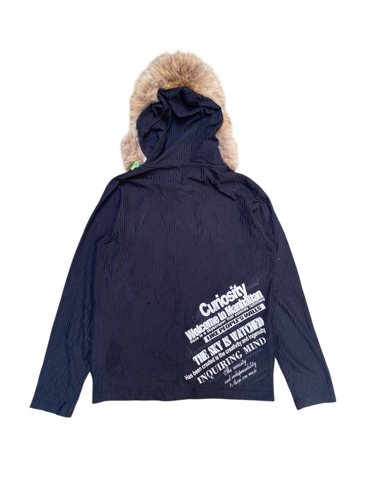 If Six Was Nine Cross Fur Zipper Hoodie Poem Skull Ifsixwasnine lgb style Size US L / EU 52-54 / 3 - 2 Thumbnail