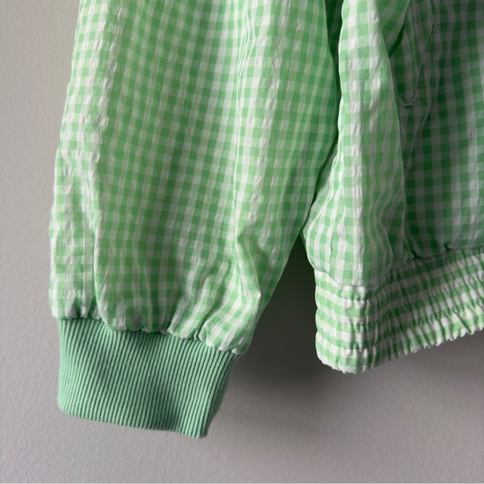 Vintage Vintage 80s Lavon Gingham Full Zip Jacket Shoulder Pads L Size L / US 10 / IT 46 - 3 Thumbnail
