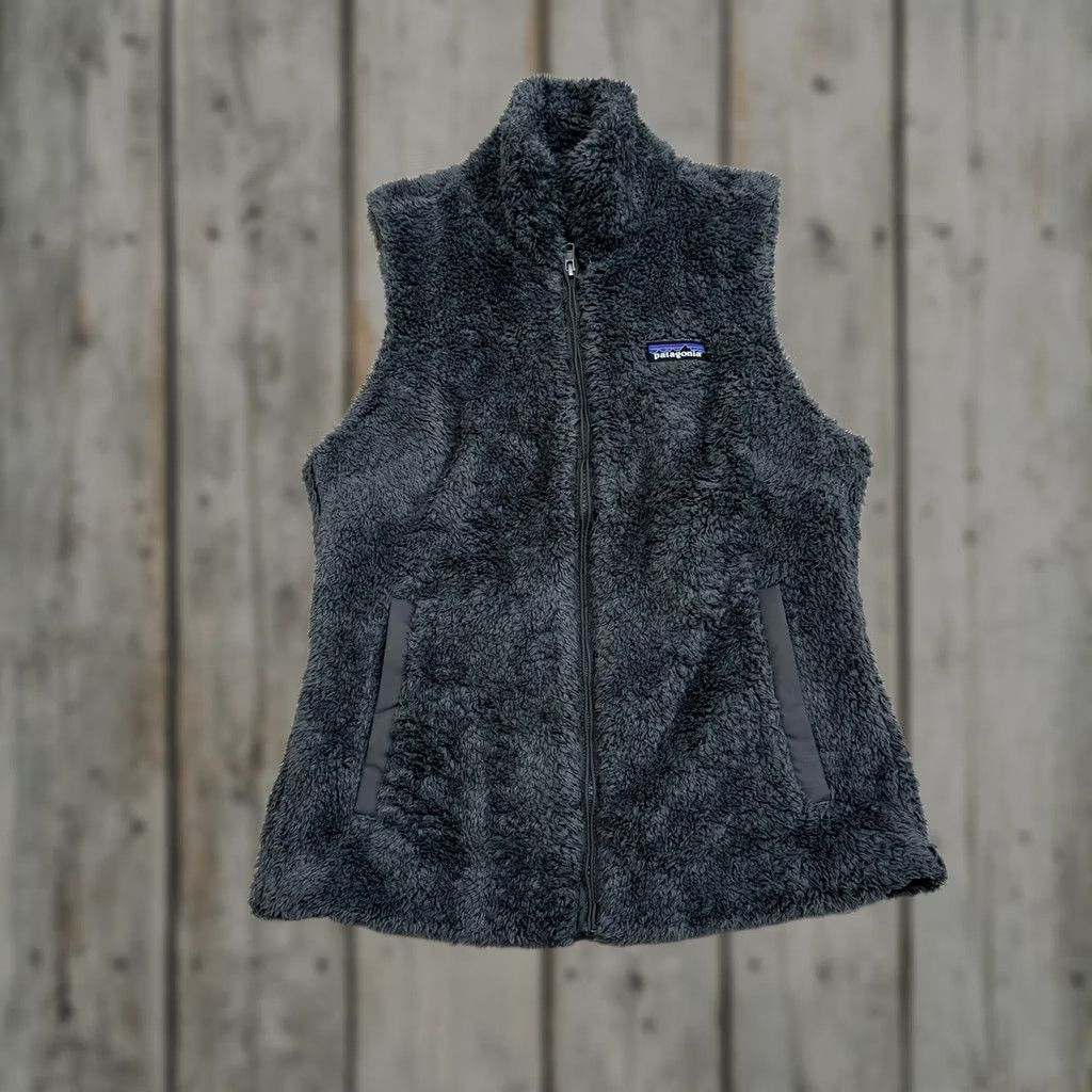 Patagonia Patagonia Vest Smolder Blue Full Zip Sleeveless Mid-Length Women’s Small Regular Lining Polyester Outdoor Modern Jacket Pattern: Solid Size S / US 4 / IT 40 - 1 Thumbnail