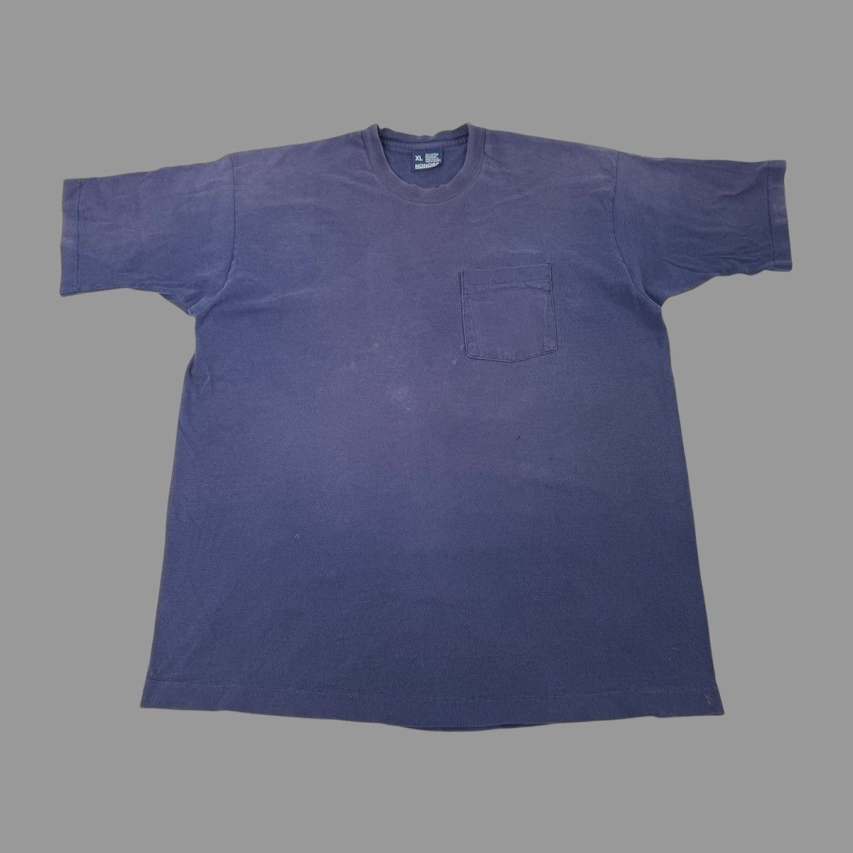 Vintage Vintage 1990s blank pocket T-shirt Size US XL / EU 56 / 4 - 1 Thumbnail