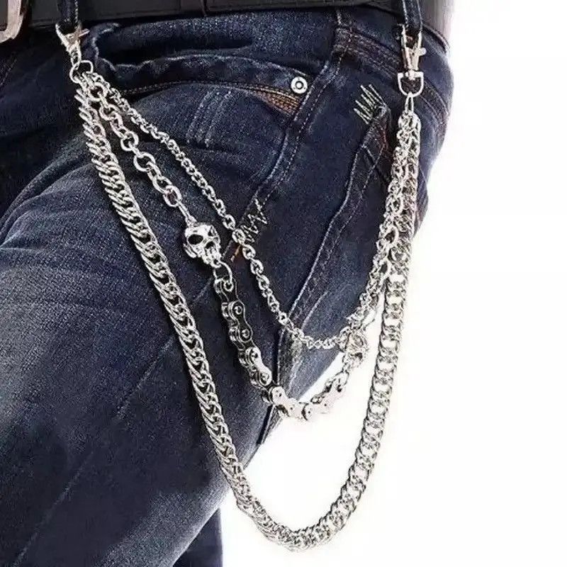 Jewelry Belt Silver Trousers Chain Size ONE SIZE - 1 Thumbnail