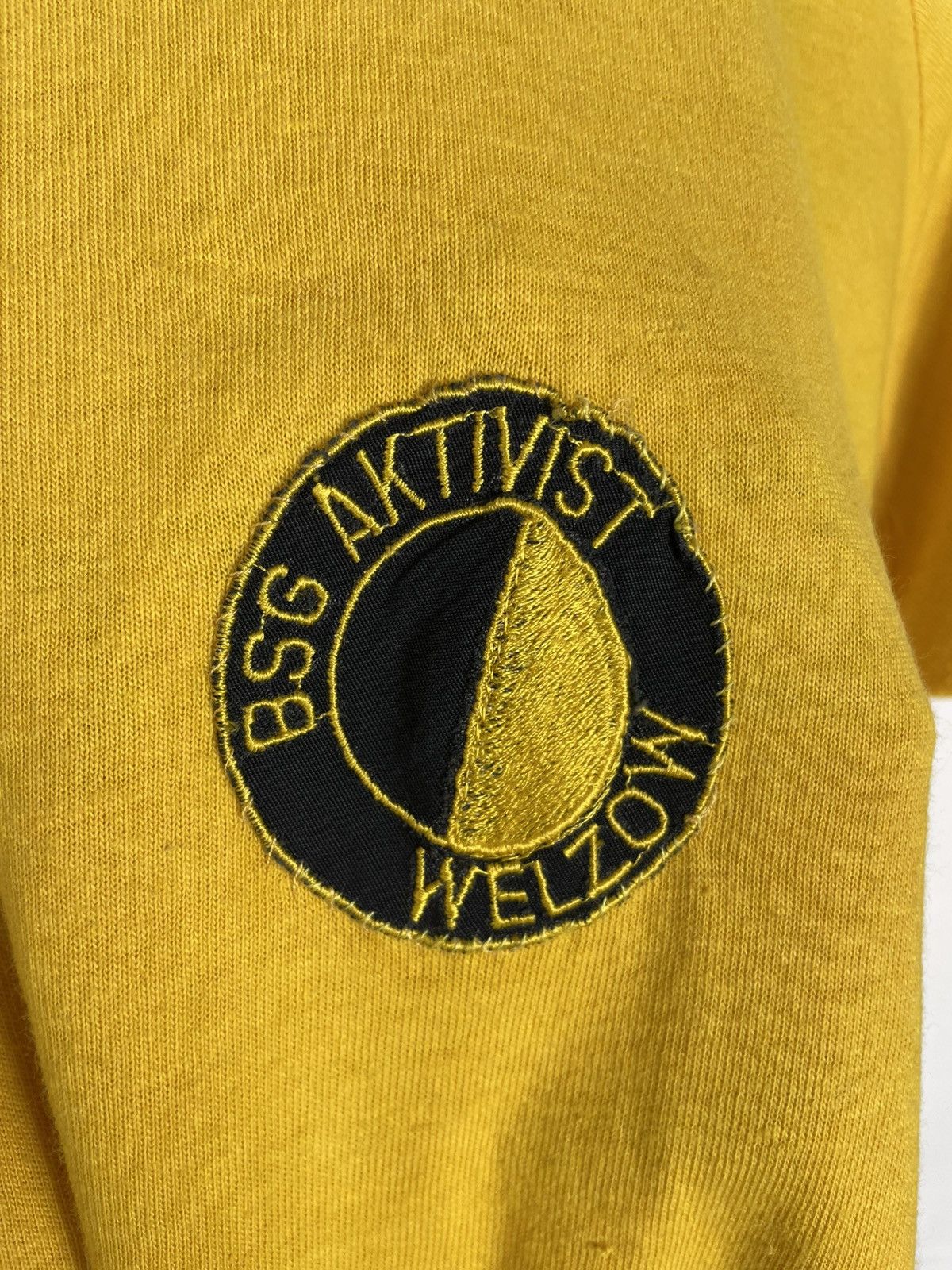 Vintage Vtg 70s East Germany Football Jersey BSG Aktivist Welzow Size US M / EU 48-50 / 2 - 5 Thumbnail