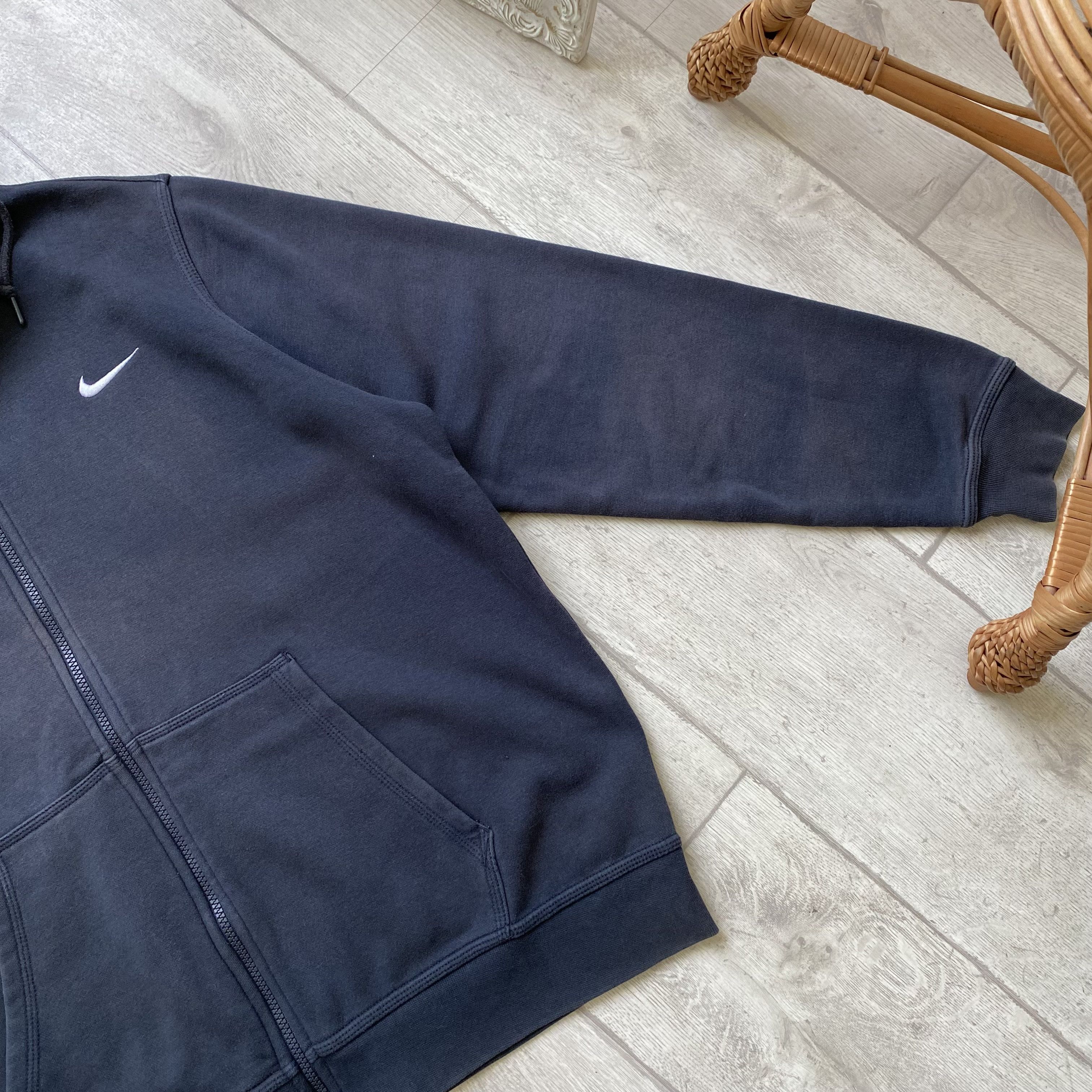 Nike 🦏 Faded Nike Zip up Hoodie Vintage style Skater Surfing Size US XL / EU 56 / 4 - 11 Thumbnail