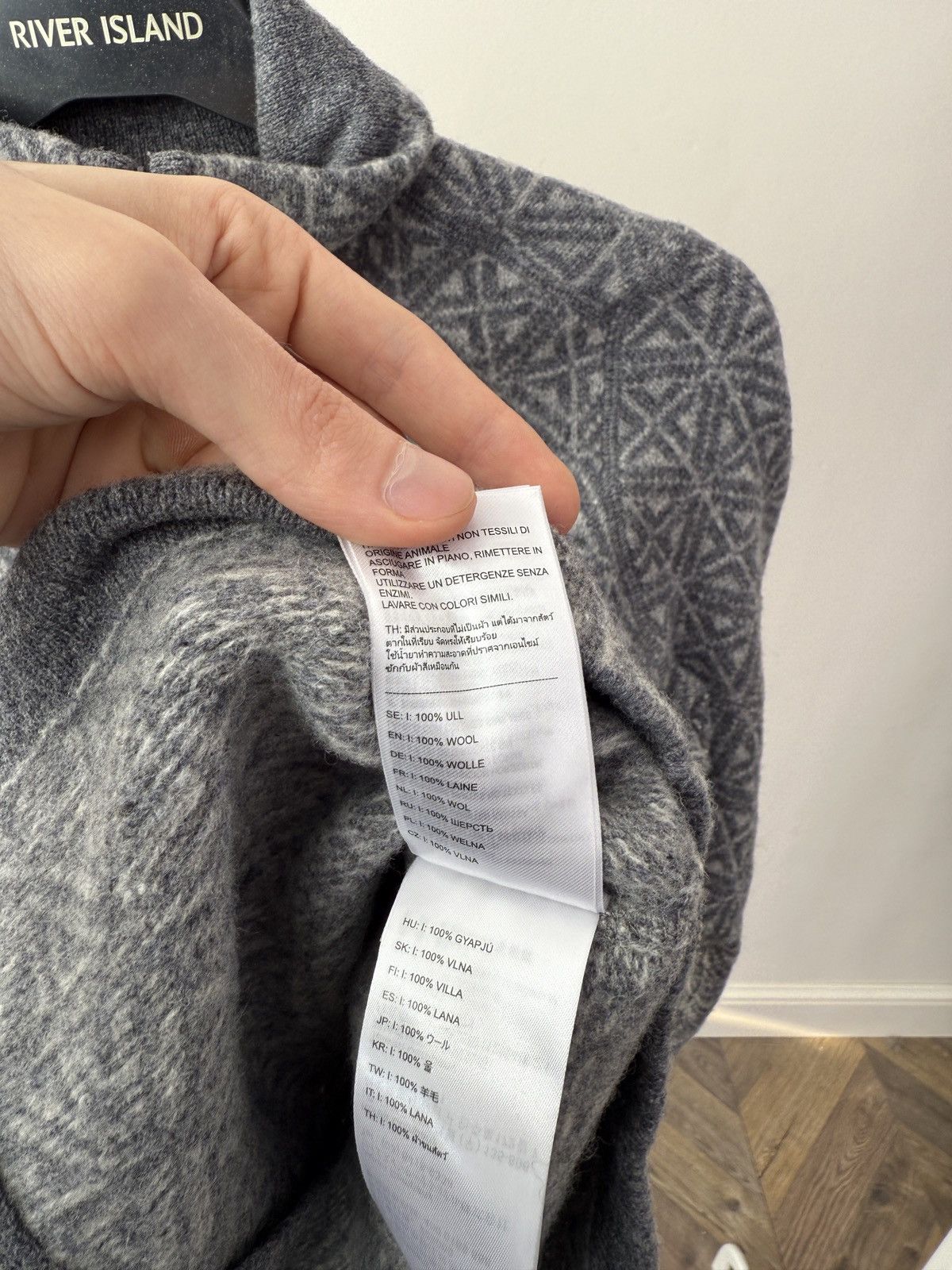Fjallraven Vintage Fjällräven Övik Frost Women’s Wool Fleece Jacket Size M / US 6-8 / IT 42-44 - 10 Thumbnail