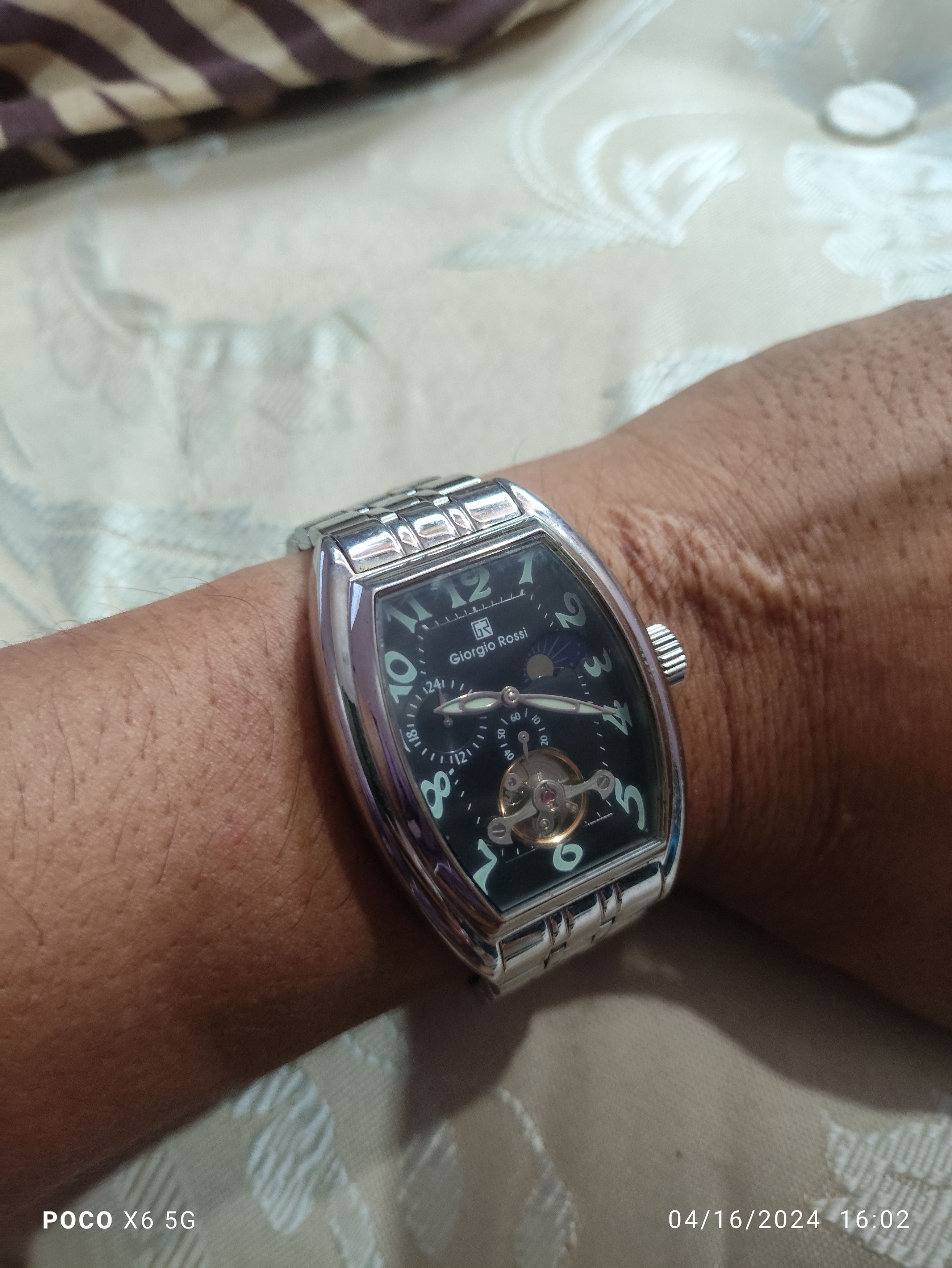 Japanese Brand × Vintage Vintage Luxury Automatic GIORGIO ROSSI (GR0008) JAPAN WATCH Size ONE SIZE - 2 Thumbnail