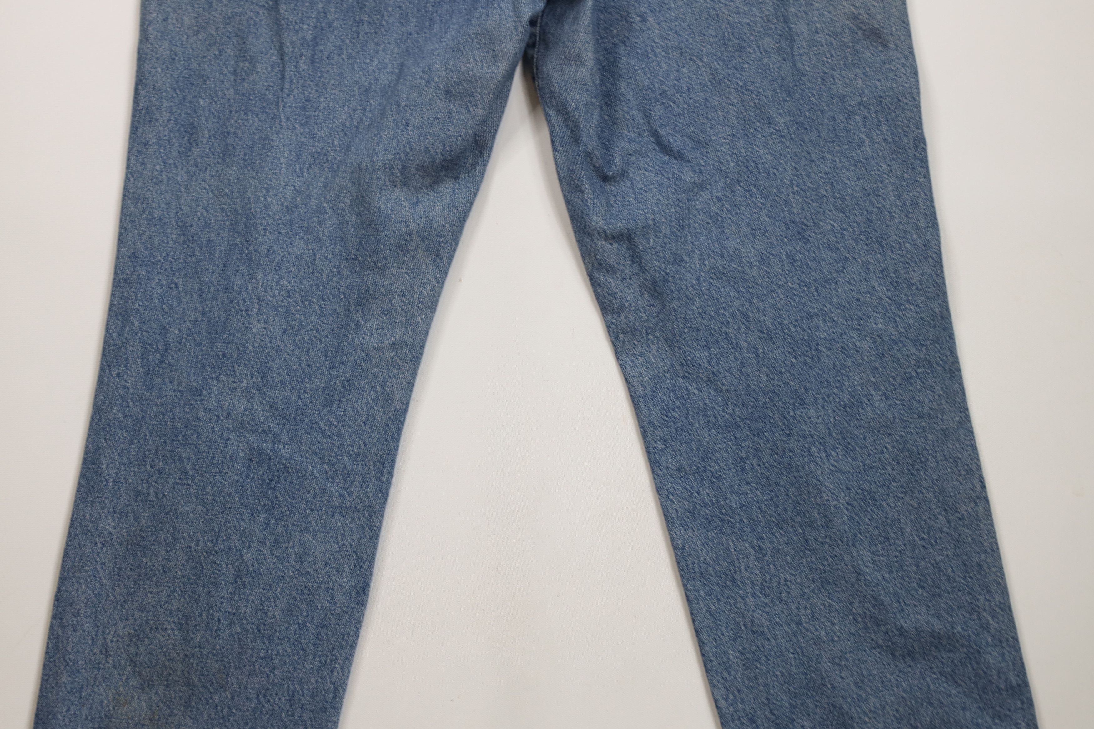 Calvin Klein × Vintage Vintage 90s Calvin Klein Spell Out Straight Leg Denim Jeans Size 36" / US 14 / IT 50 - 13 Thumbnail