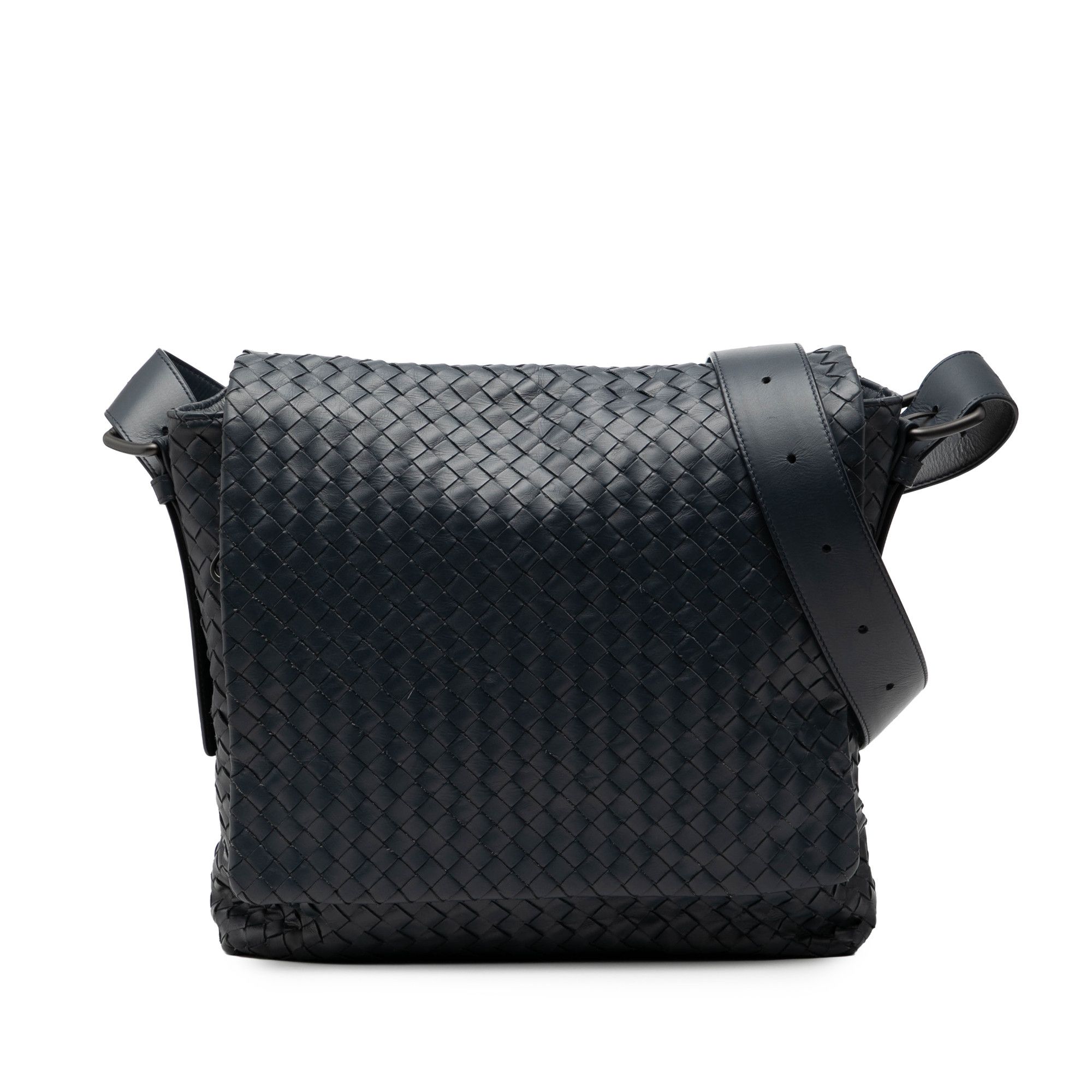 Bottega Veneta Bottega Veneta Nappa Intrecciato Flap Crossbody Size ONE SIZE - 1 Thumbnail