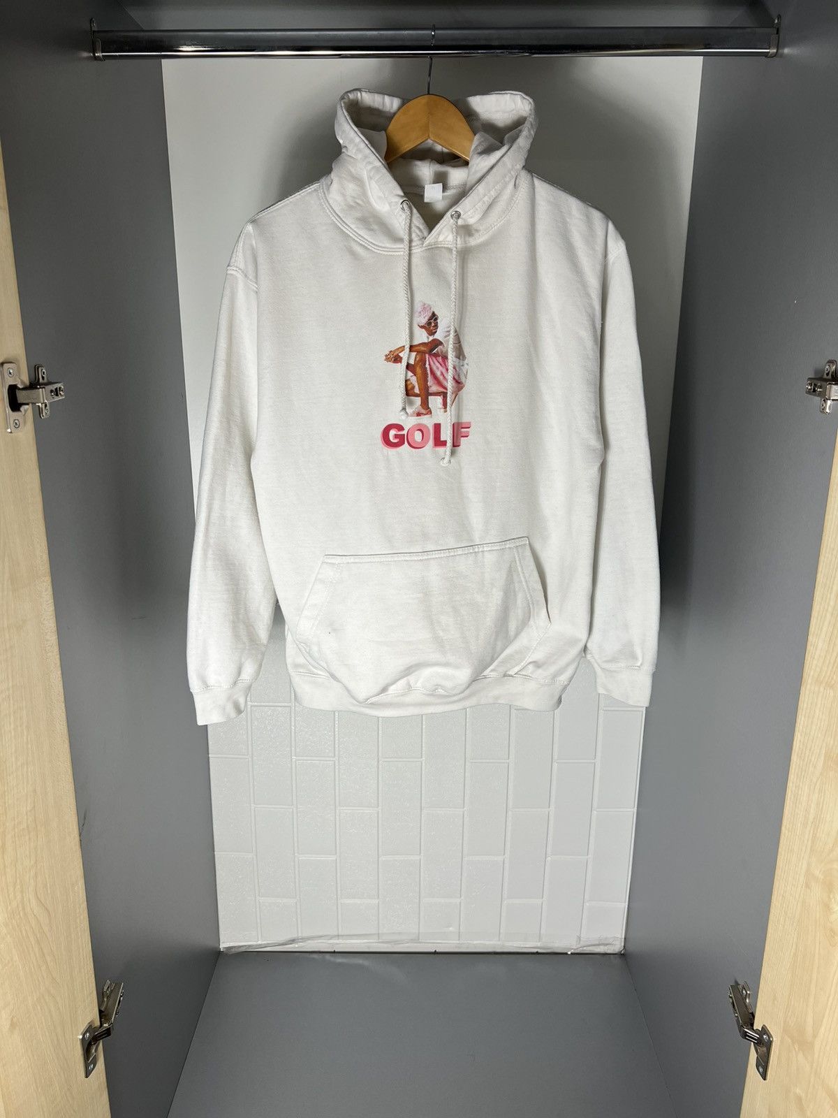 Vintage TYLER THE CREATOR GOLF WANG HOODIE DESIGNER SK8 CASUAL Y2K Size US M / EU 48-50 / 2 - 1 Thumbnail