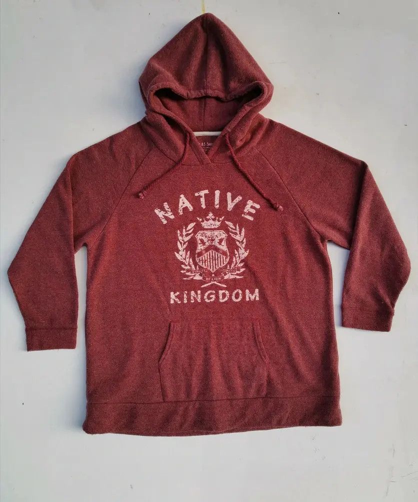 Native Rare!!! Native Kingdom Big Logo Hoodie Sweatshirt Size US L / EU 52-54 / 3 - 7 Thumbnail