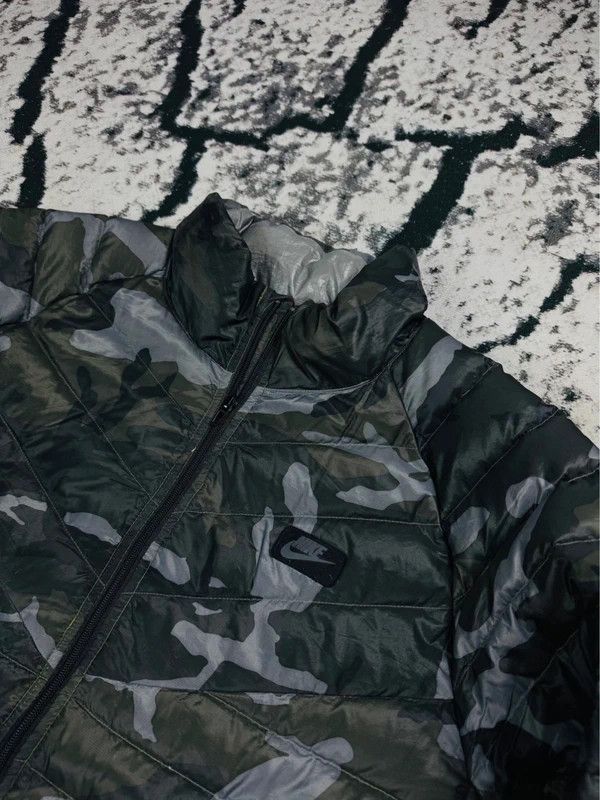 Nike Nike Tech Fleece Down Jacket Camo Green L Size US L / EU 52-54 / 3 - 3 Thumbnail