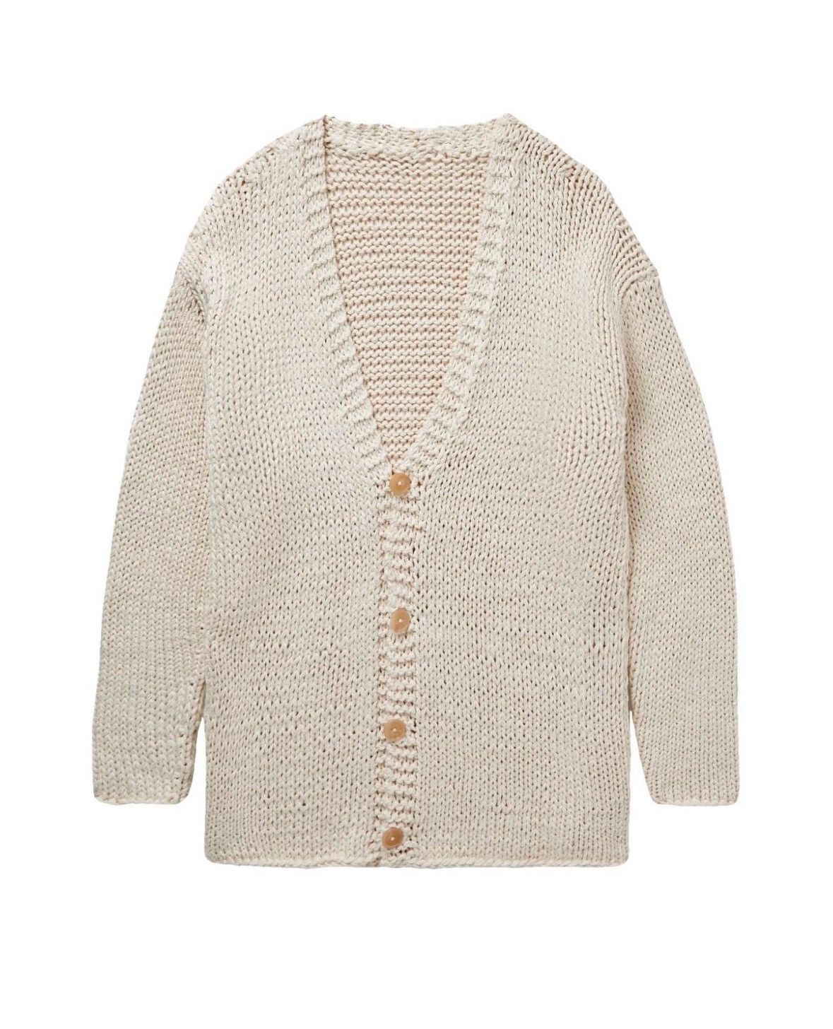 The Row The Row Zayidi Cotton and Silk Cream Cardigan RRP $3500 Size US M / EU 48-50 / 2 - 2 Thumbnail