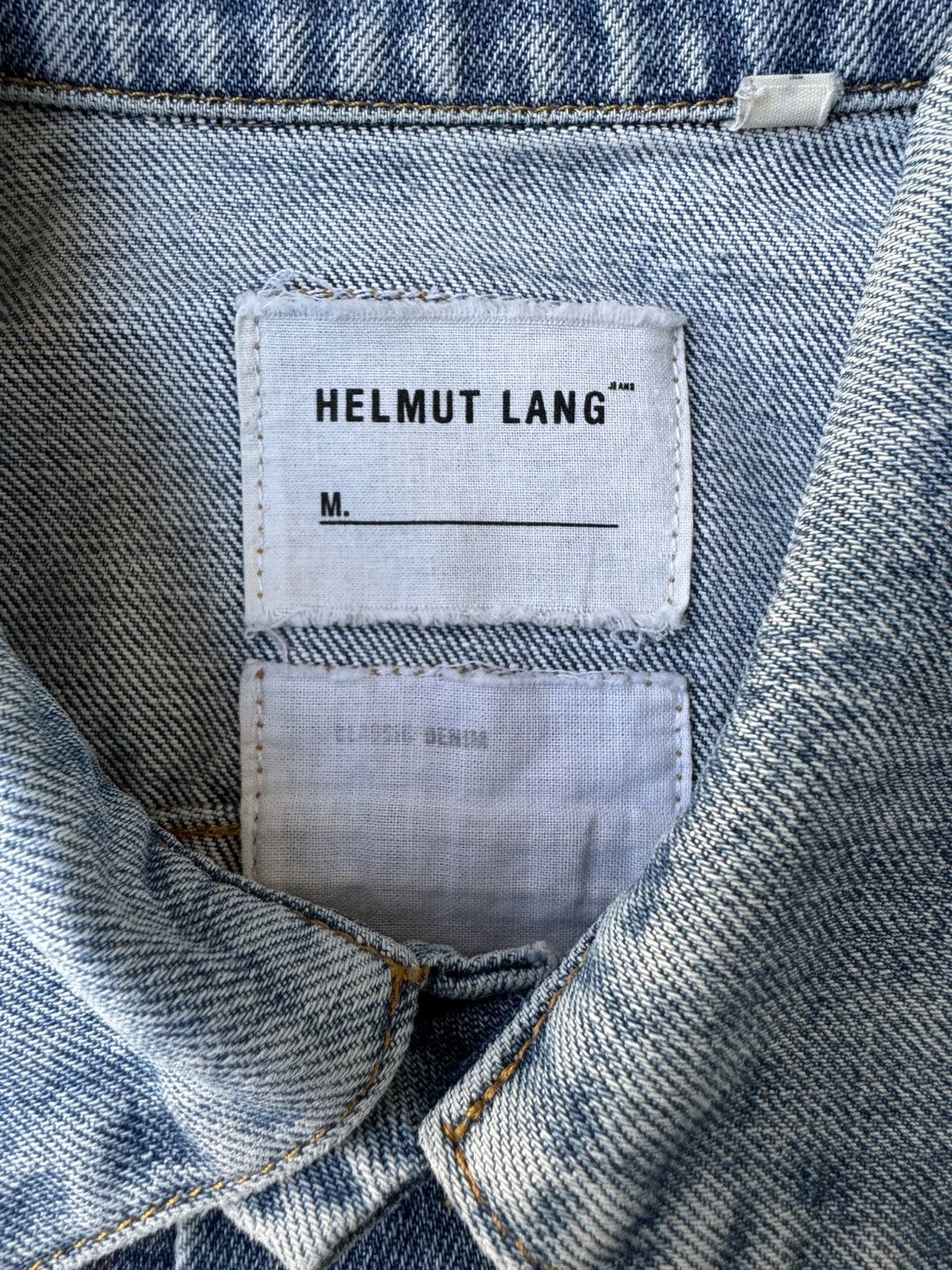 Helmut Lang Helmut Lang 1999 Type III Classic Denim Faded Trucker Jacket Size US S / EU 44-46 / 1 - 3 Thumbnail
