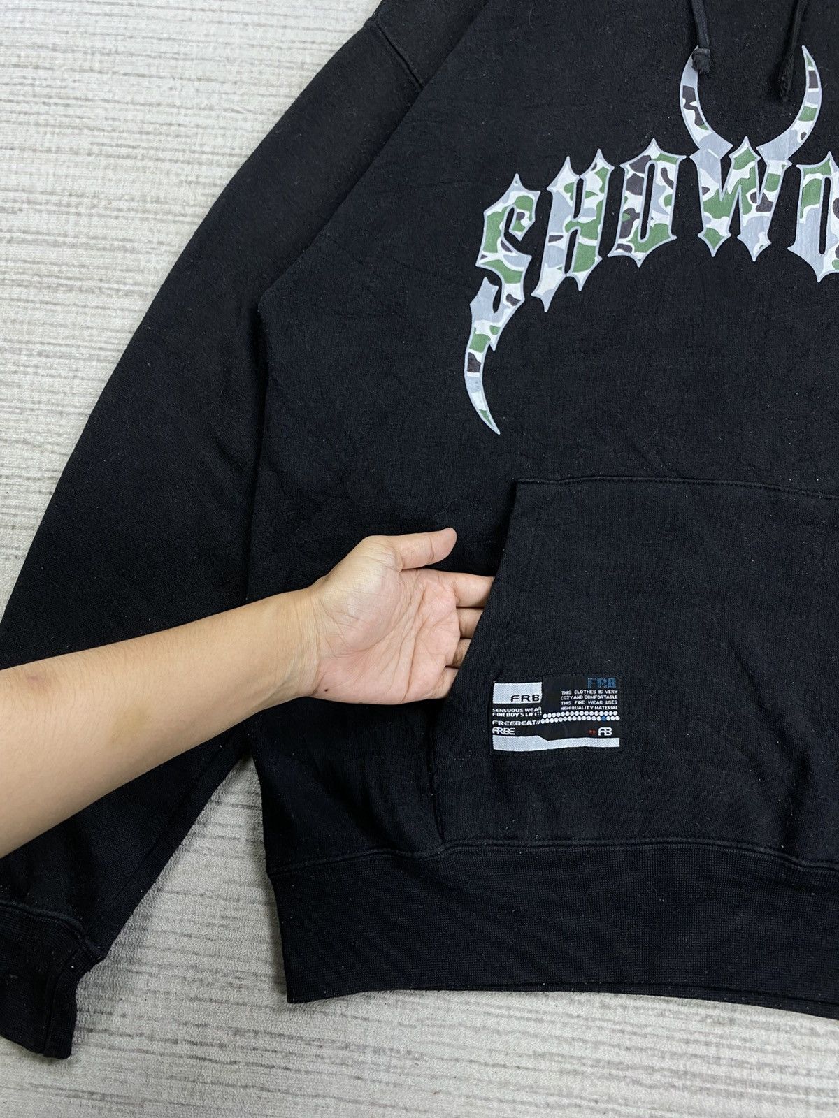Japanese Brand FRBE FreeBeat Big Spellout Hoodie Size US M / EU 48-50 / 2 - 5 Thumbnail