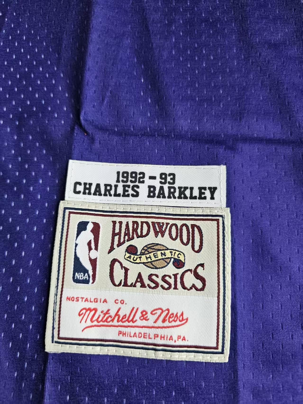 NBA #34 Charles Barkley Jersey Phoenix Suns 1992 93 Size US L / EU 52-54 / 3 - 5 Thumbnail