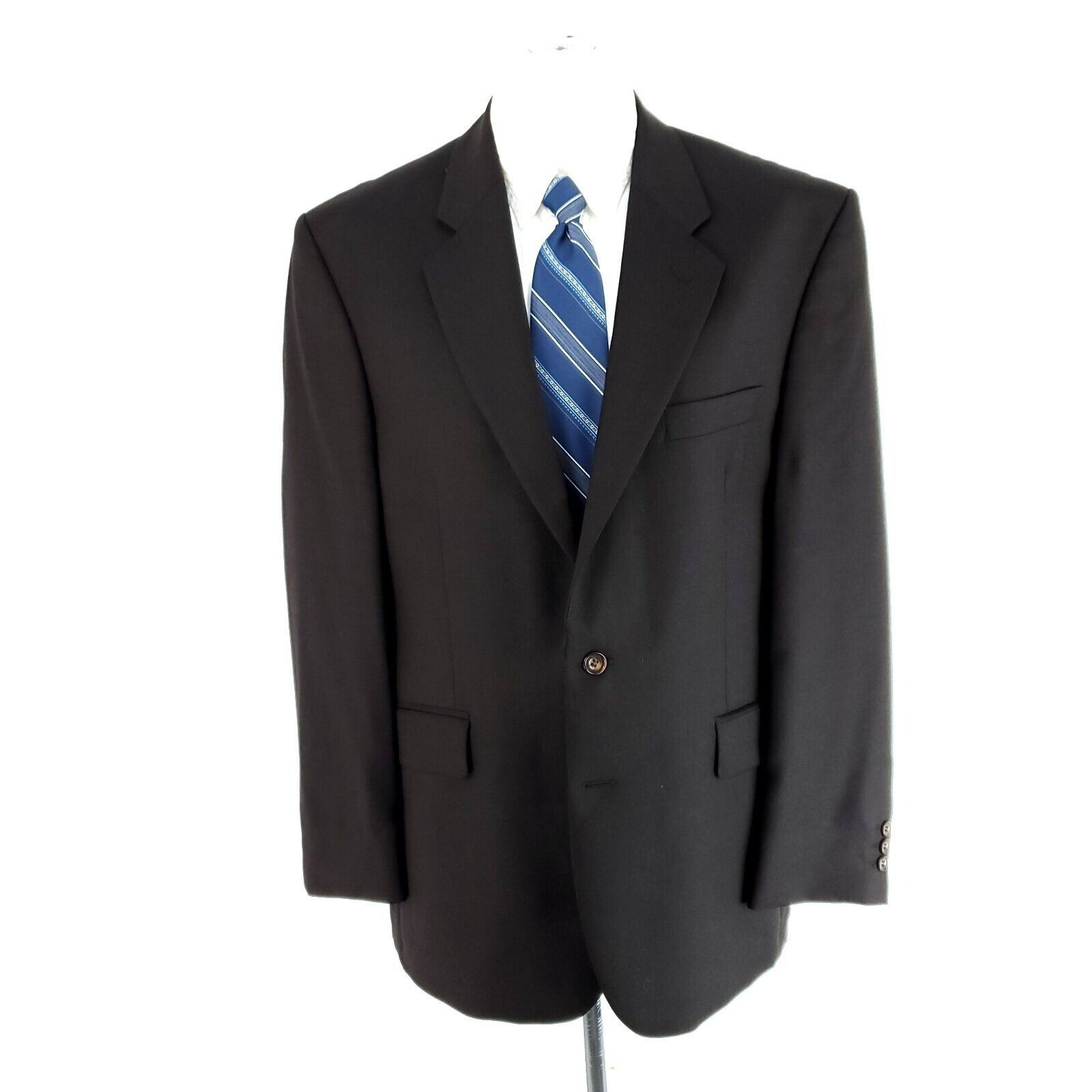 Savile Row Alexandre London Savile Row Wool 2 Button 2 Piece Suit 40R B Size 42R - 4 Thumbnail