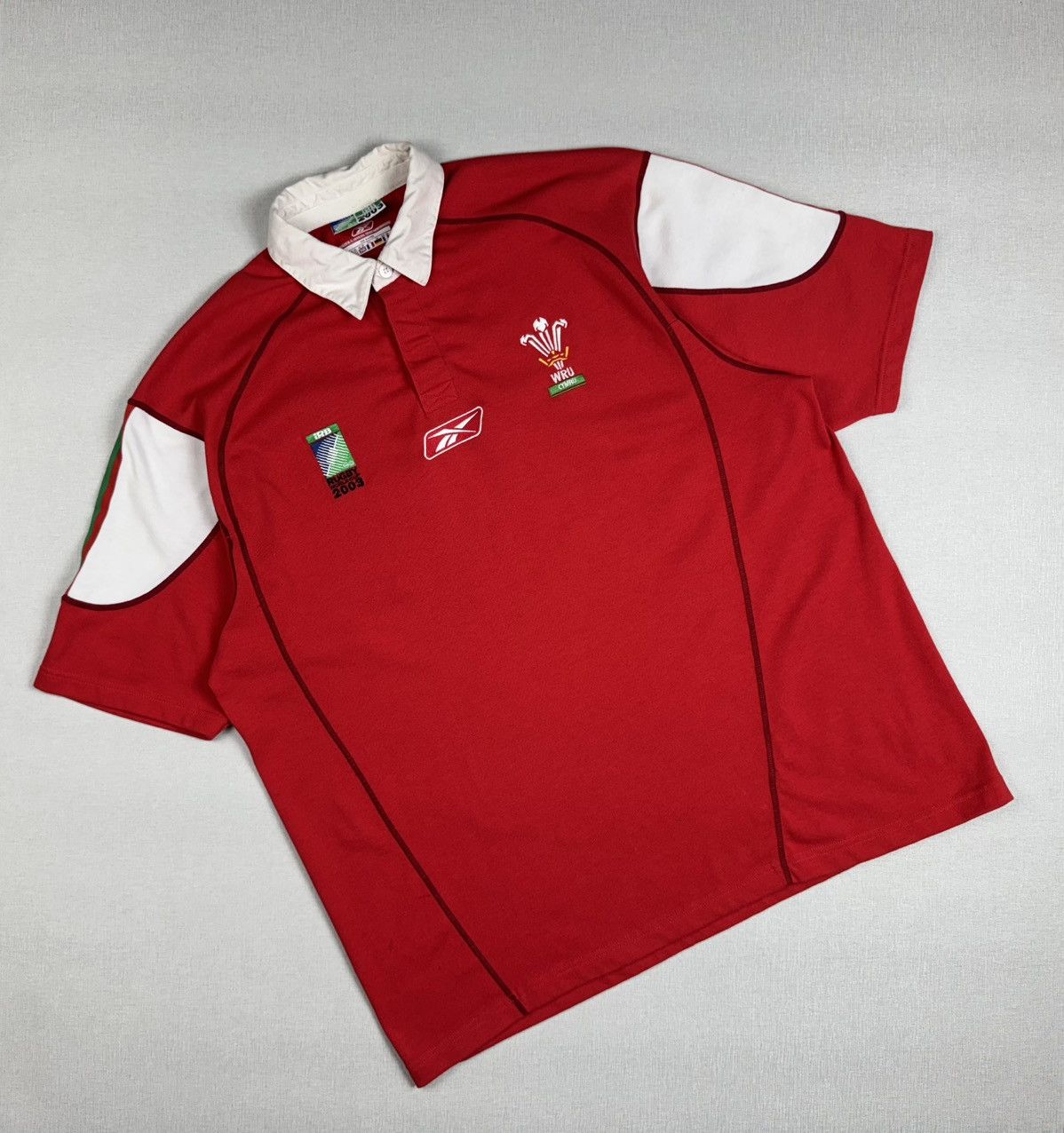 Reebok × Vintage Vintage Reebok Wales Rugby Red shirt WRU 2003 World Cup Size US XXL / EU 58 / 5 - 1 Thumbnail