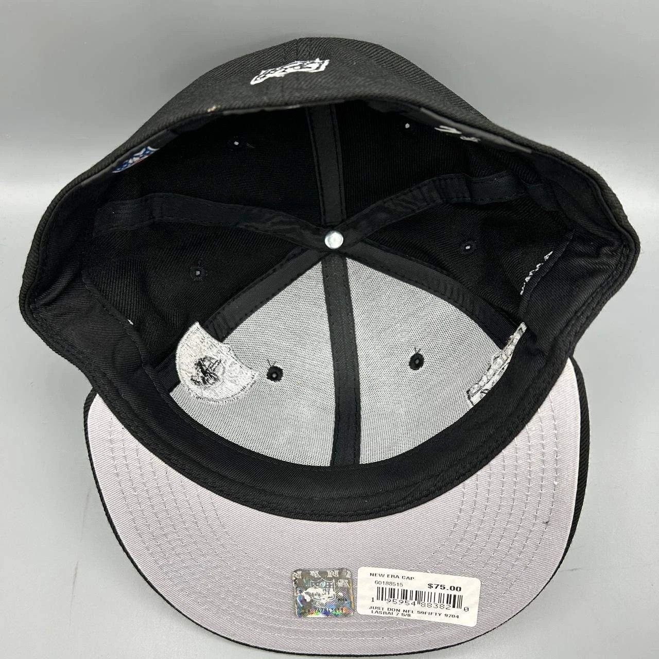 New Era Las Vegas Raiders x Just Don Hat Men 7 5/8 NFL Fitted Wool Size ONE SIZE - 2 Thumbnail