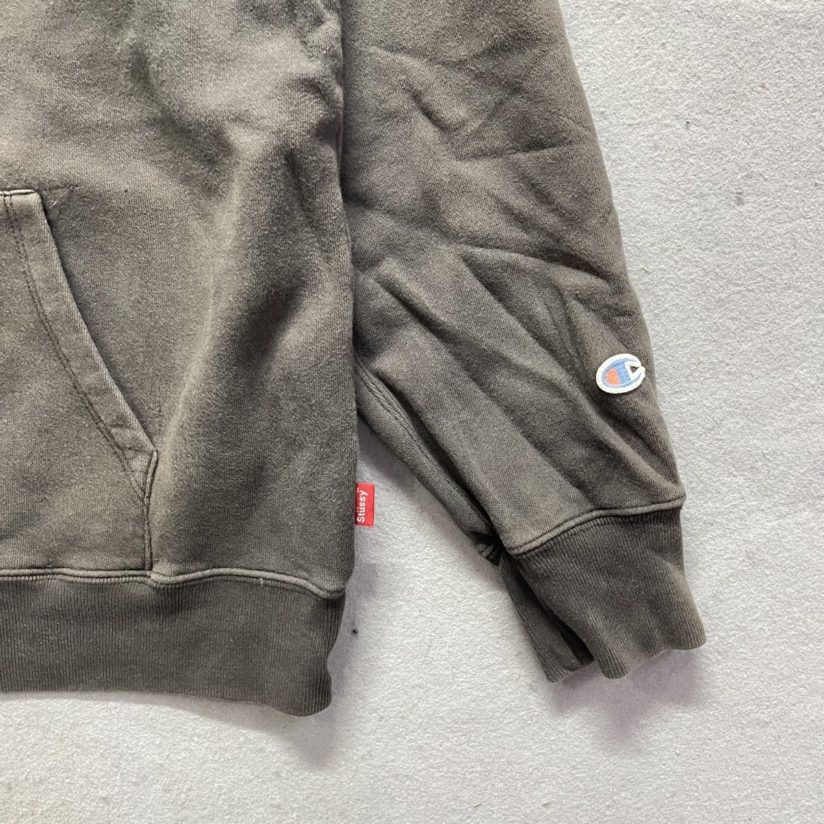 Stussy Stüssy × Champion “My Posse’s On La Brea” Hoodie (2000s) Size US L / EU 52-54 / 3 - 4 Thumbnail